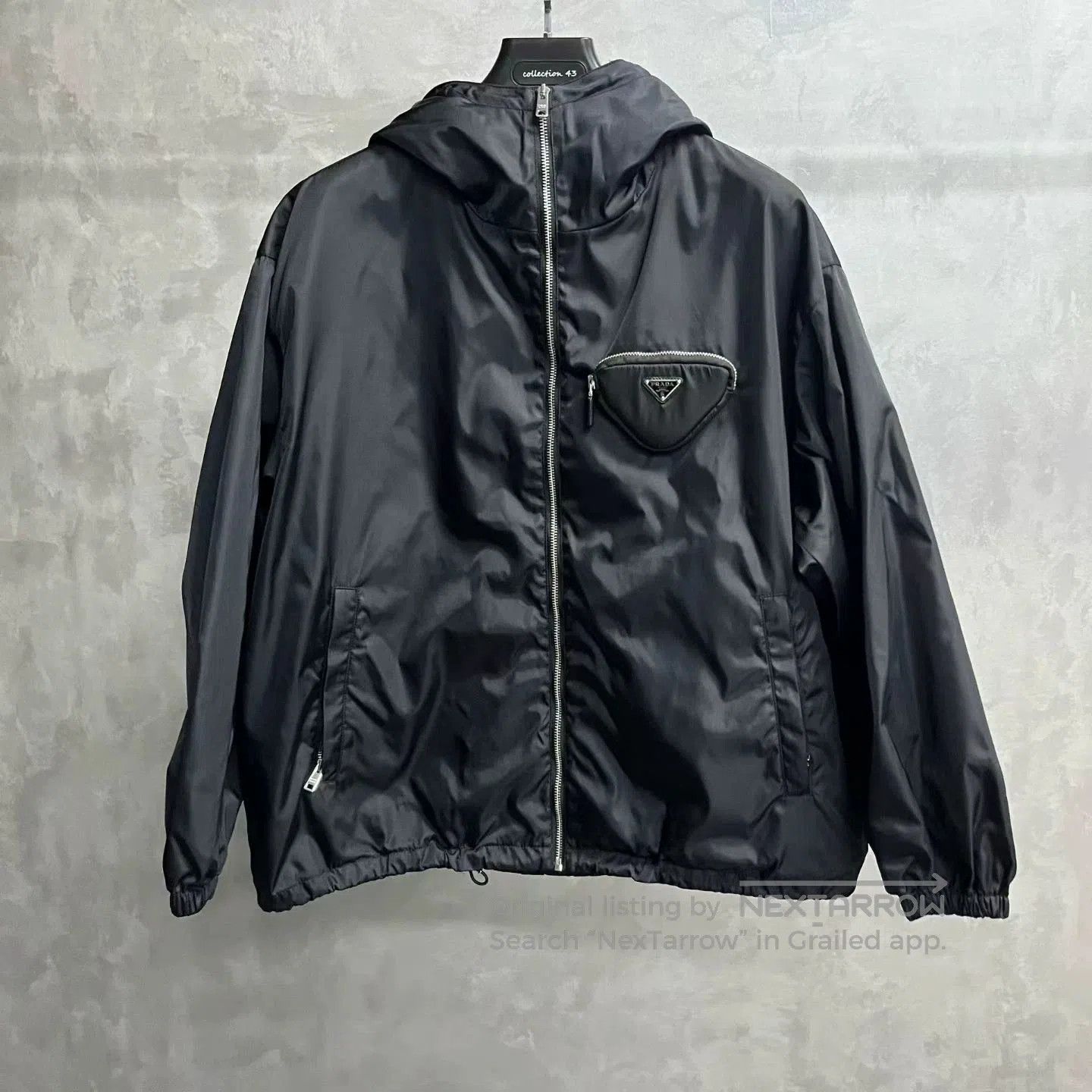 Prada Prada Latest Black Logo Hooded Jacket. Size US S / EU 44-46 / 1 - 1 Thumbnail