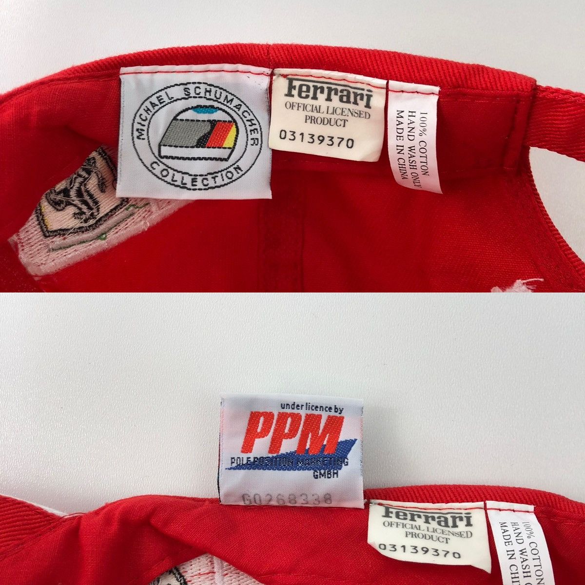 Ferrari × Formula 1 × Vintage Ferrari Michael Schumacher 2000 Formula 1 Team Vintage Cap Size ONE SIZE - 9 Thumbnail