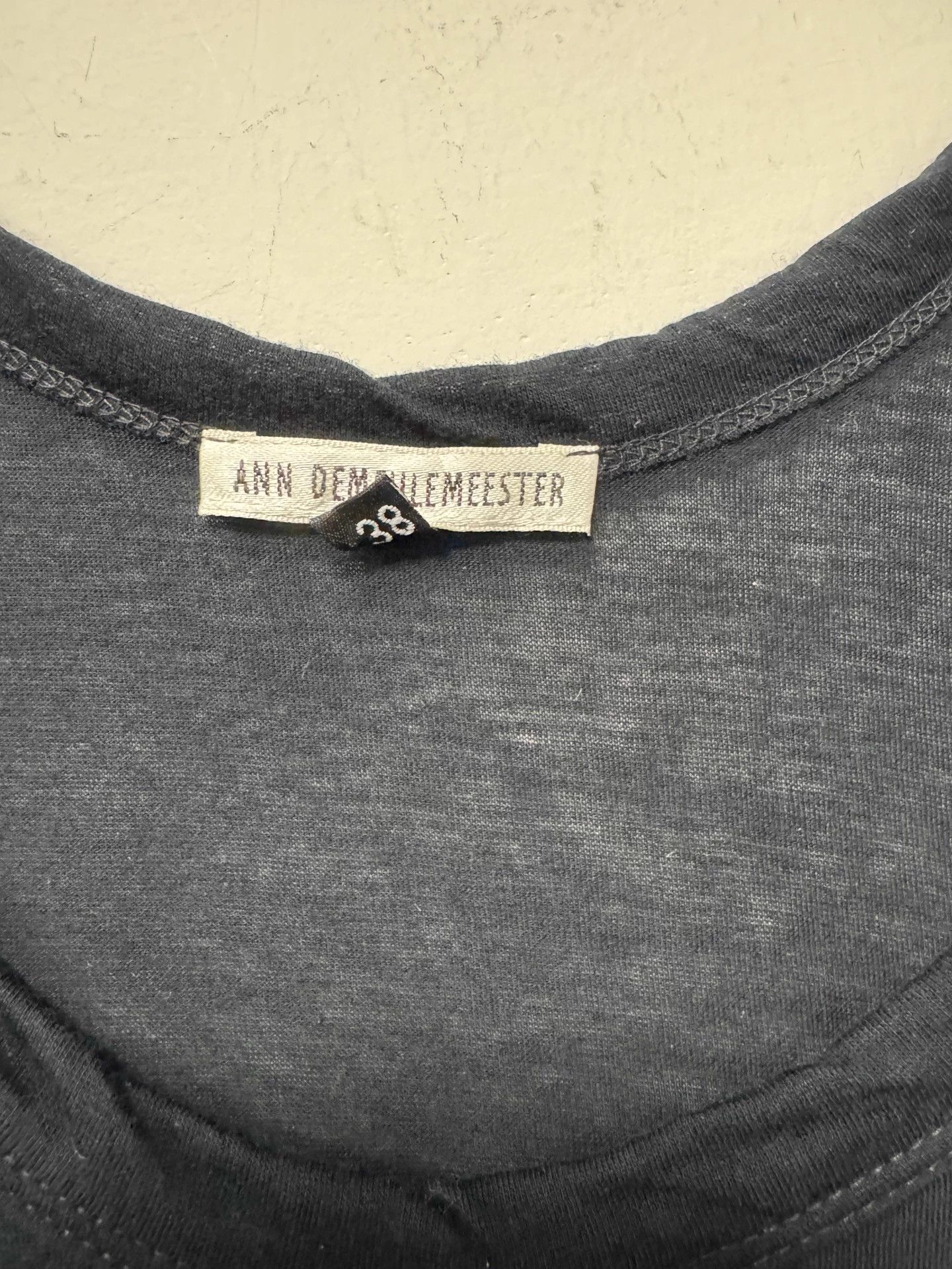 Ann Demeulemeester ANN DEMEULEMEESTER navy blue longline vest size 38 Size S / US 4 / IT 40 - 3 Thumbnail