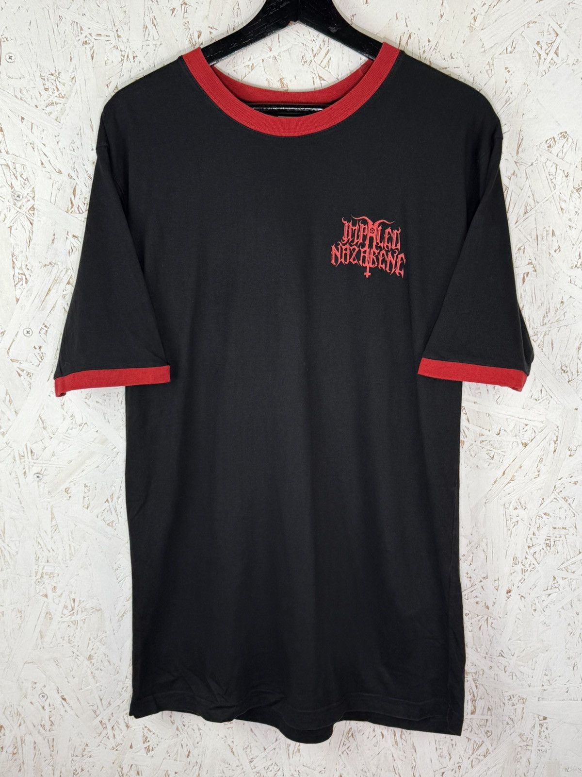 Band Tees Vintage Impaled Nazarene Death Squad 2003 Black Metal Band T Size US XL / EU 56 / 4 - 3 Thumbnail