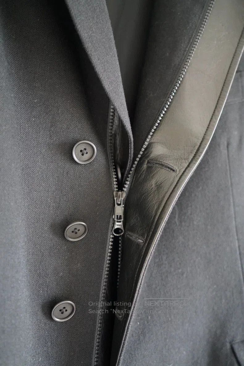 Yohji Yamamoto Yohji Yamamoto Asymmetric Zip Blazer. Size US XS / EU 42 / 0 - 4 Thumbnail
