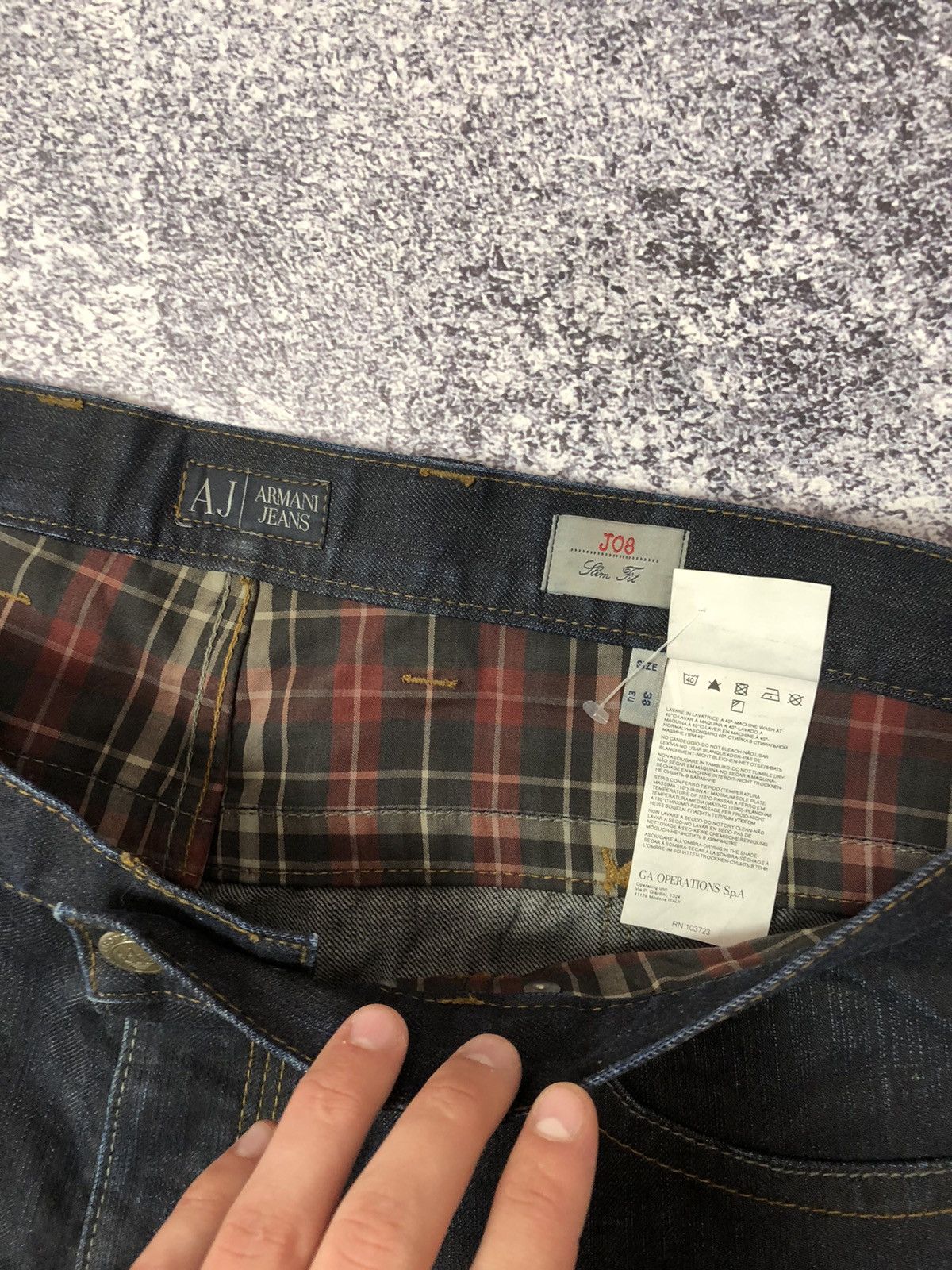 Giorgio Armani × Vintage Men’s jeans Armani Jeans size 38 usa casual y2k luxury ykk Size US 38 / EU 54 - 4 Thumbnail