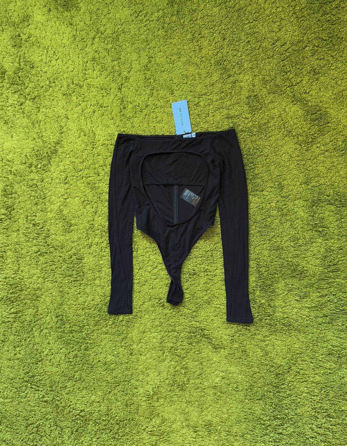 Designer × Mugler × Thierry Mugler Thierry Mugler x H&M avant garde cur out NWT bodysuit Size XS / US 0-2 / IT 36-38 - 1 Thumbnail