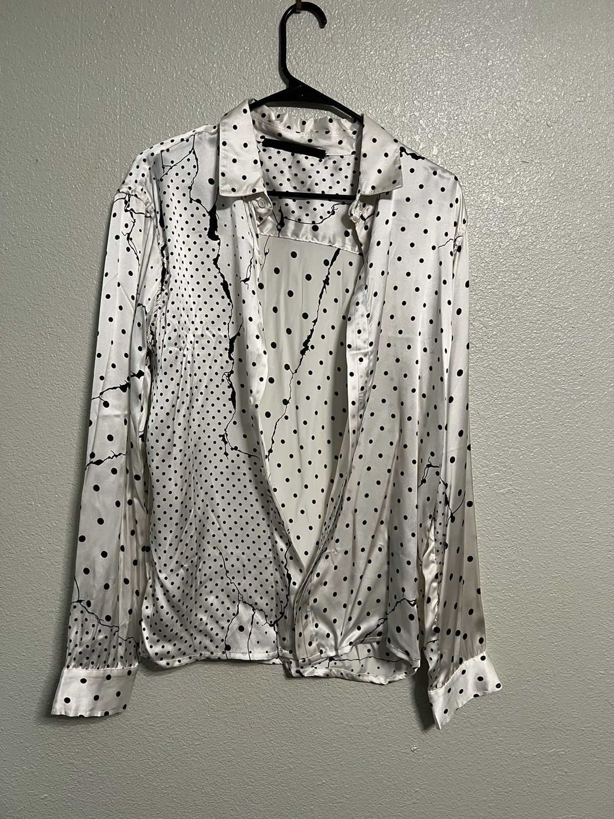 Haider Ackermann Haider Ackermann Abstract Polka-Dot Shirt Size US L / EU 52-54 / 3 - 1 Thumbnail