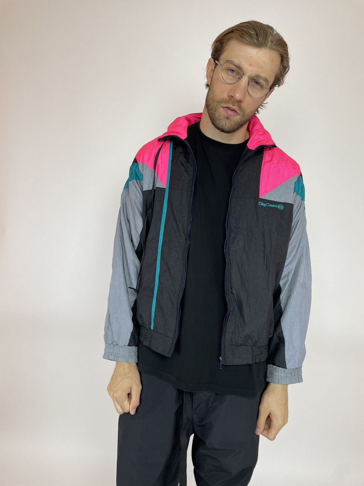 Oleg Cassini Oleg Cassini Vintage Track Jacket Mens size M Size US M / EU 48-50 / 2 - 8 Thumbnail