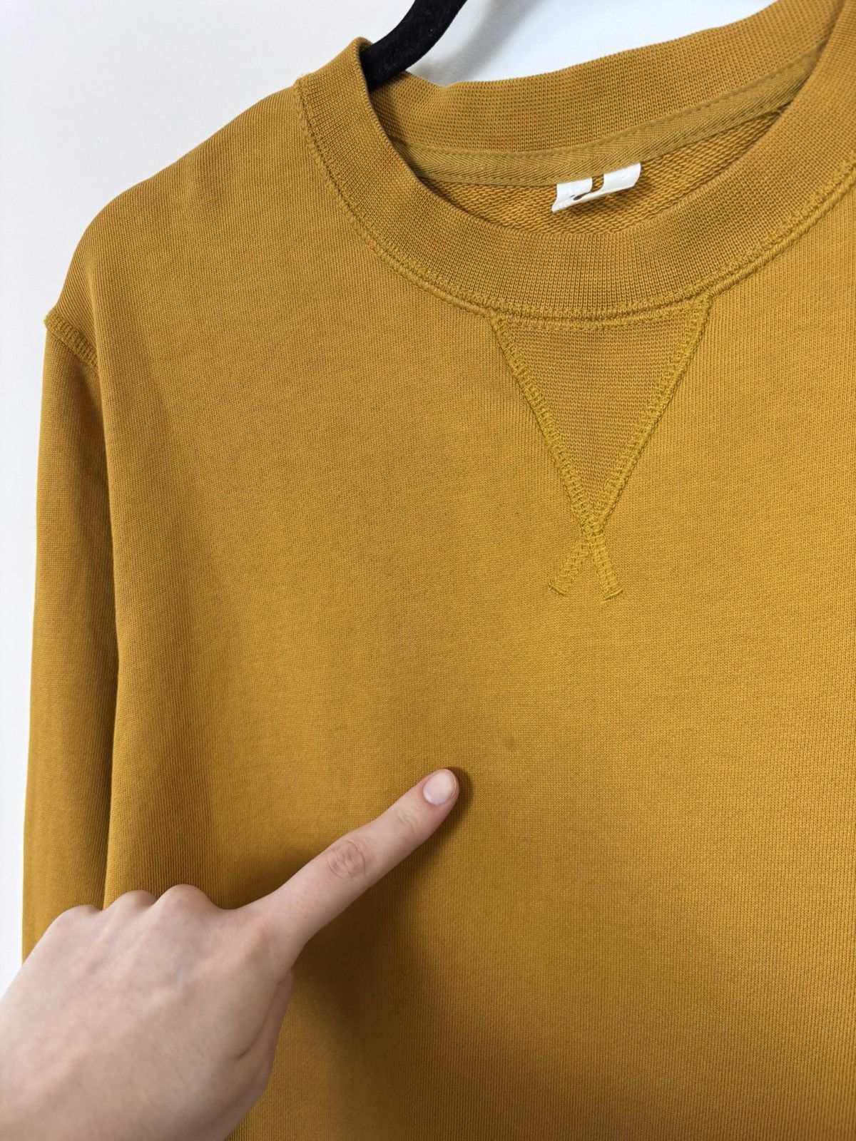 Arket Arket Men’s Mustard Orange 2014 Sweatshirt Crewneck Size US S / EU 44-46 / 1 - 5 Thumbnail