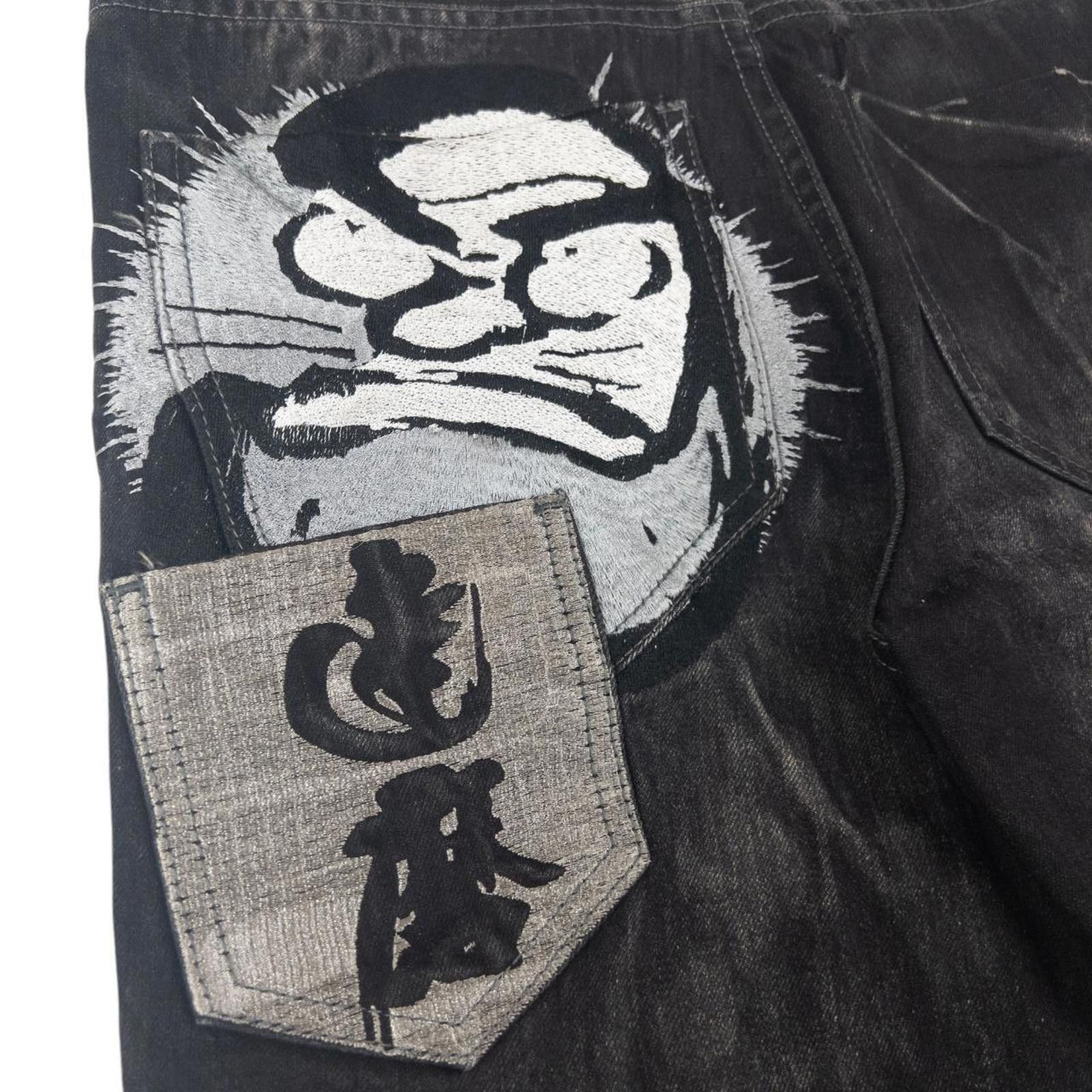 Other Vintage Big Train Embroidered Japanese Denim Jeans Size W29 Size US 29 - 7 Thumbnail