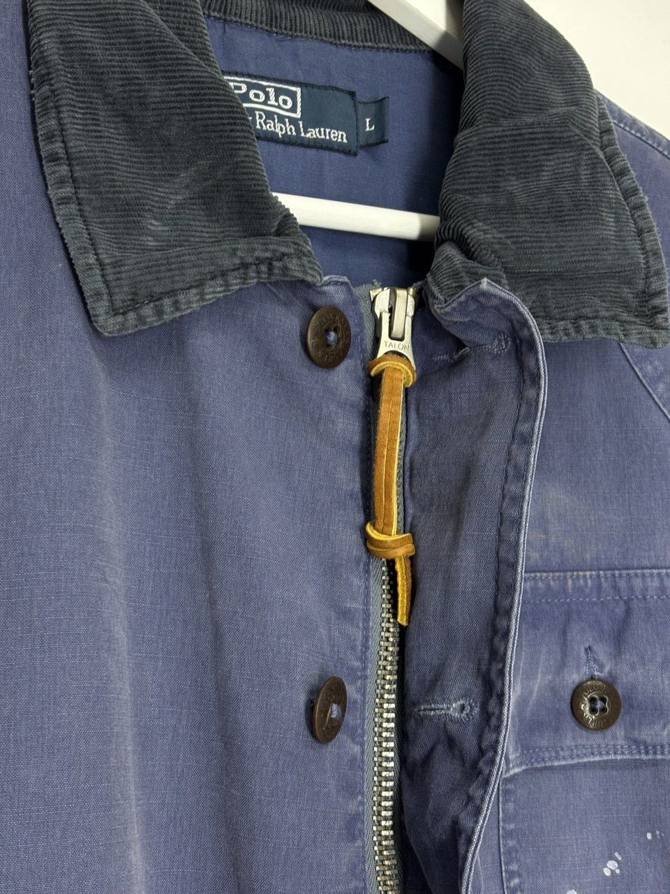 Polo Ralph Lauren Polo Ralph Lauren Vintage Workwear Indigo Chore Jacket RRL Size US L / EU 52-54 / 3 - 15 Thumbnail