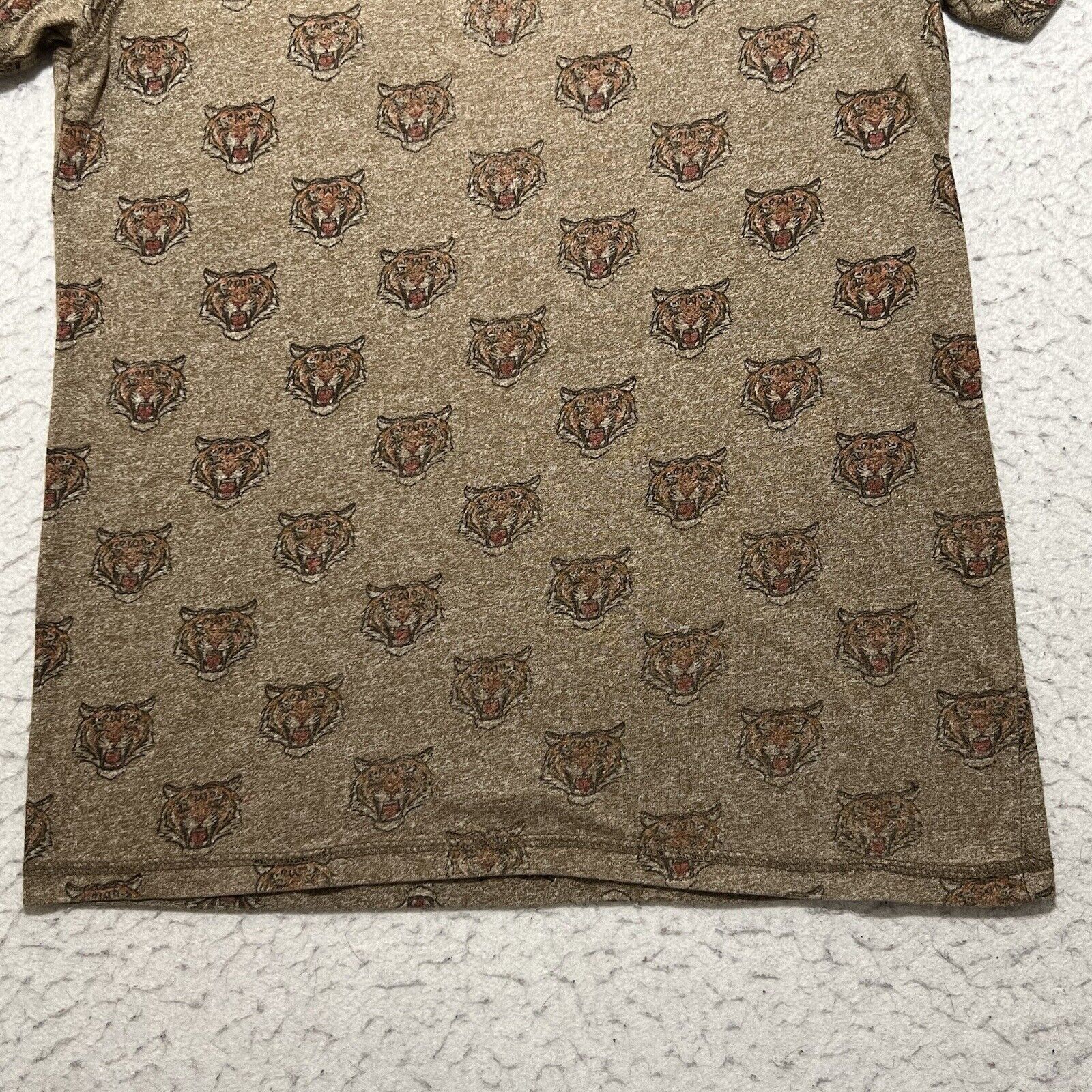 Other Creative Destruction Tiger Pattern Brown Graphic T Shirt Size US S / EU 44-46 / 1 - 11 Thumbnail