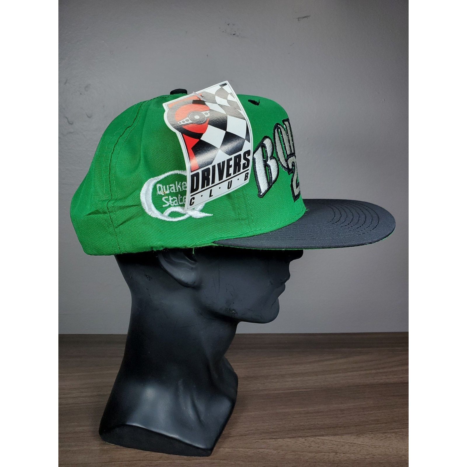 Logo 7 × NASCAR × Vintage Brett Bodine #26 Drivers Club Quaker State Racing Hat Cap Size ONE SIZE - 5 Thumbnail