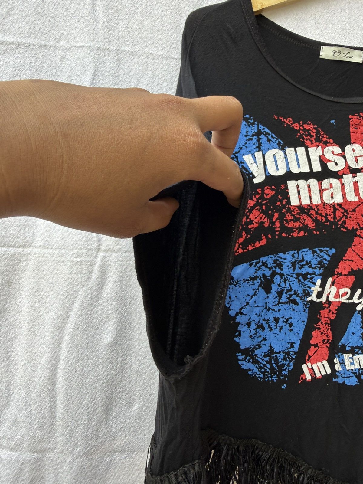 Japanese Brand Britania flags poem tee Size US L / EU 52-54 / 3 - 5 Thumbnail