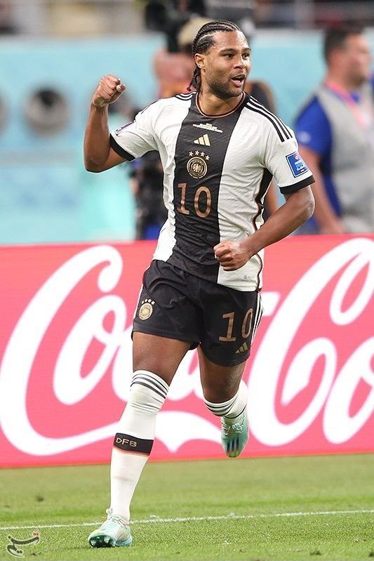 Adidas GERMANY ADIDAS 2022 WORLD CUP SOCCER HOME JERSEY #10 GNABRY Size US L / EU 52-54 / 3 - 13 Thumbnail
