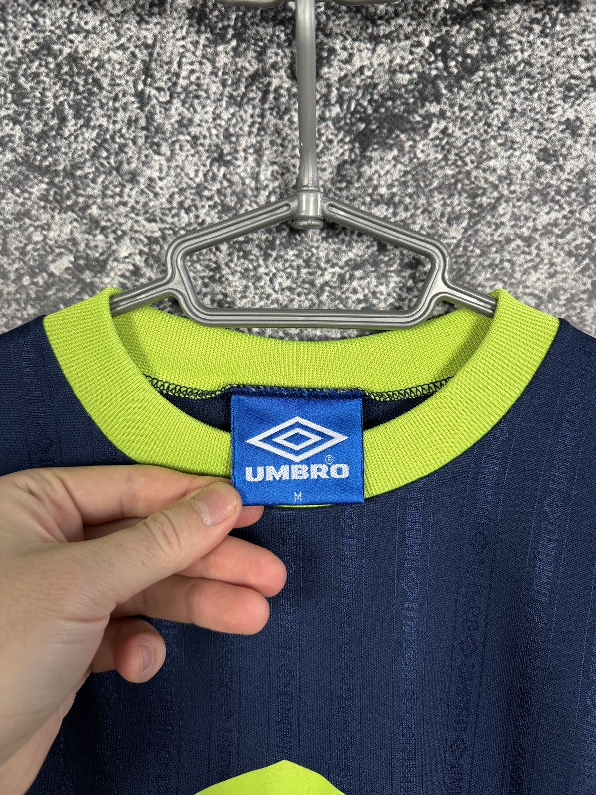 Umbro UMBRO Vintage 90s Crewneck Monogram T-Shirt Made in England Size US M / EU 48-50 / 2 - 8 Thumbnail