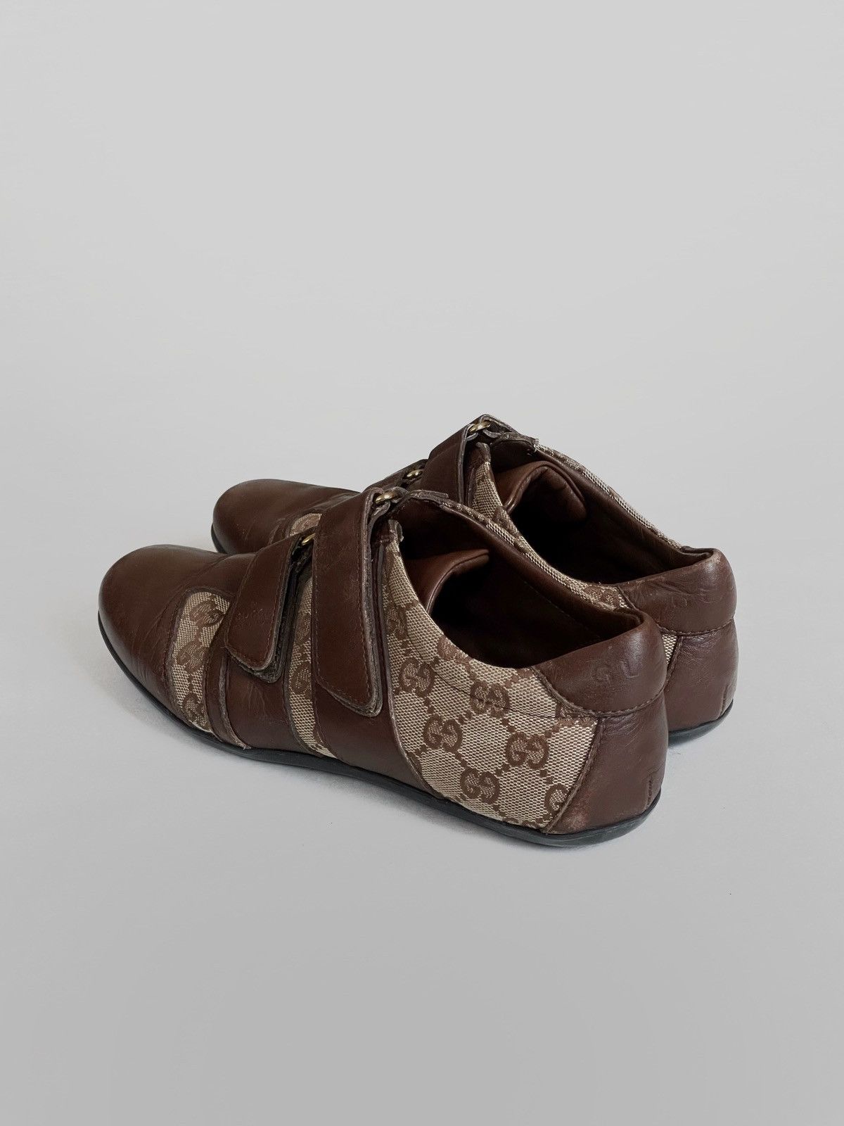 Gucci Vintage Gucci monogram leather boxing/soccer sneakers Size US 8 / IT 38 - 5 Thumbnail