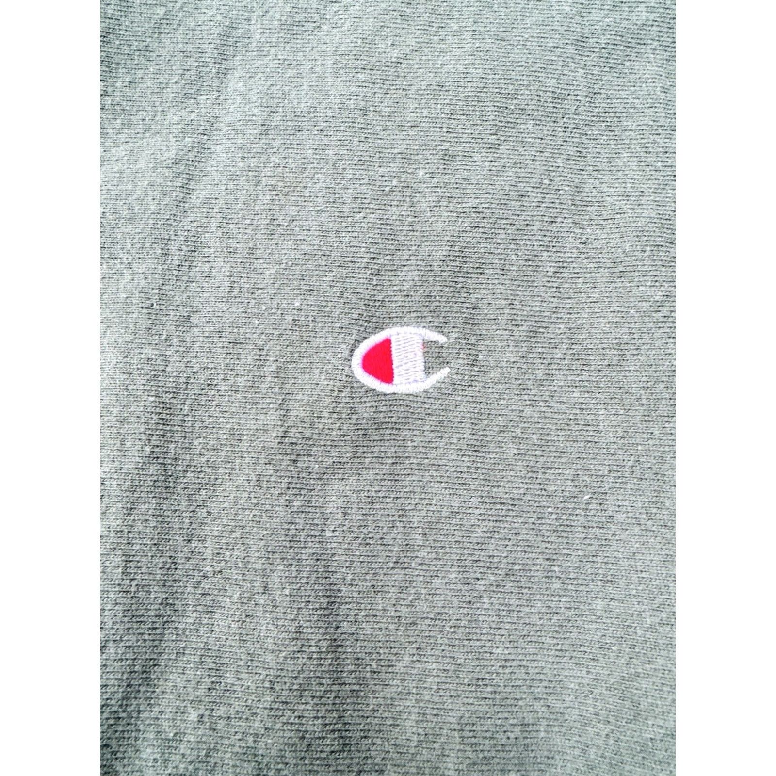 Champion VINTAGE Champion Reverse Weave Sweatshirt L USA Green Small Logo 90s Blank Size US L / EU 52-54 / 3 - 4 Thumbnail