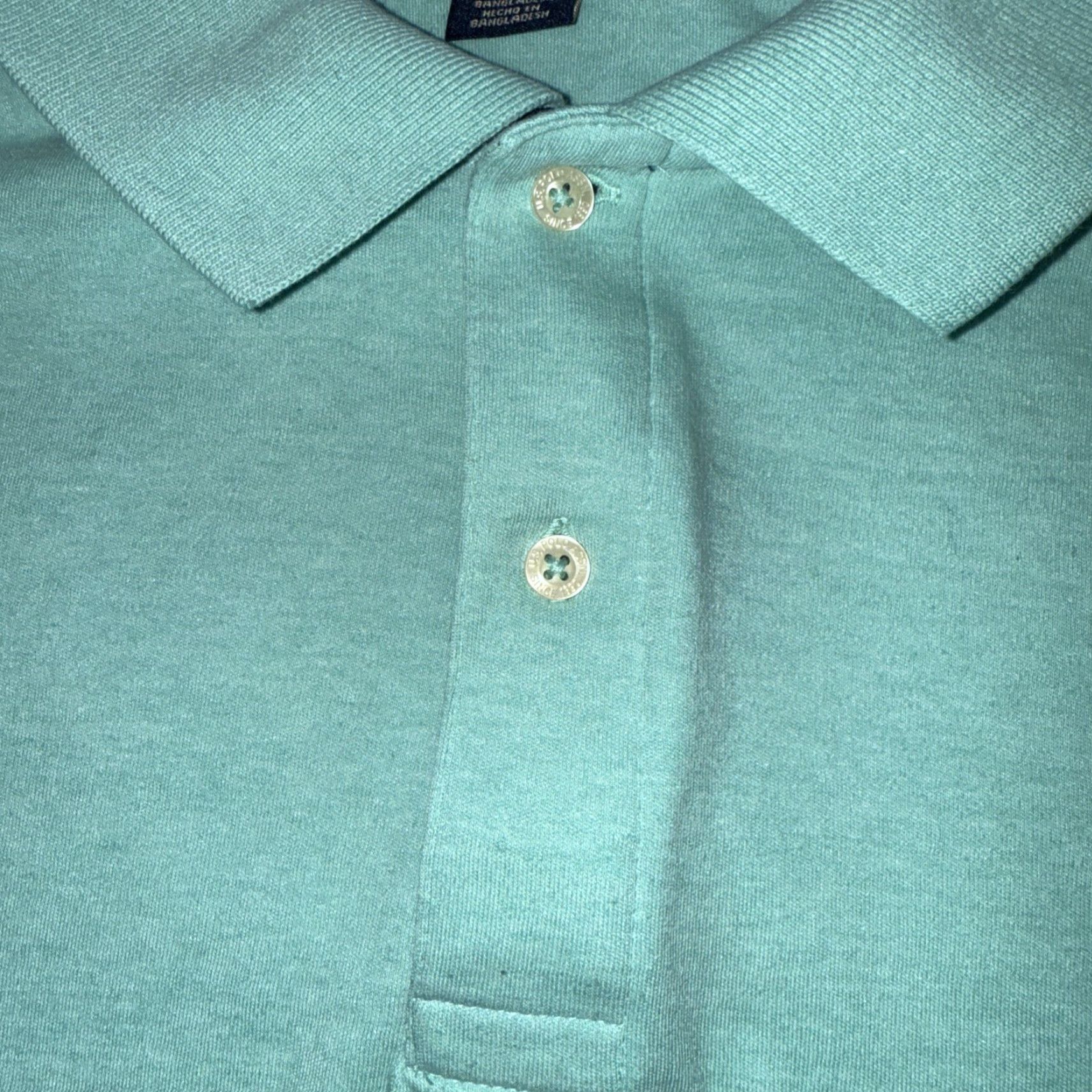 U.S. Polo Assn. U.S. POLO ASSN. Luxury Feel Men’s Teal Green Big & Tall Short Sleeve Shirt 3XL Size US XXL / EU 58 / 5 - 4 Thumbnail