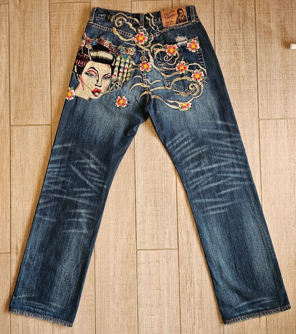 Christian Audigier Christian Audigier Baggy Jeans Size US 30 / EU 46 - 2 Thumbnail