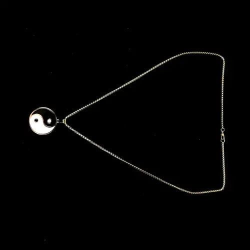 Jewelry Hirasawa x Hara Yin Yang Pendant Neckalce Punk Chain Size ONE SIZE - 4 Thumbnail