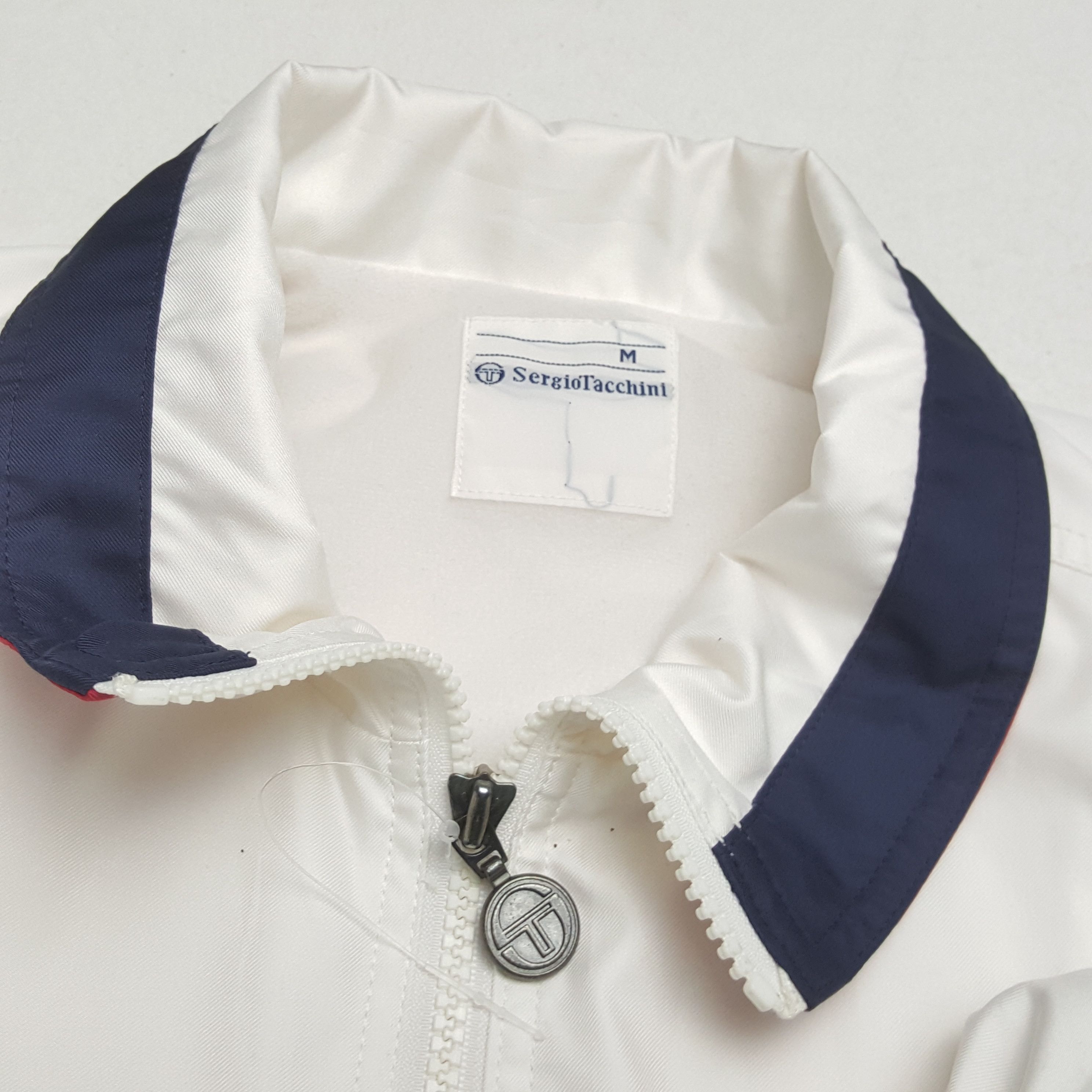 Sergio Tacchini × Vintage SERGIO TACCHINI Logo Spellout Design Windbreaker Jacket Size US L / EU 52-54 / 3 - 11 Thumbnail