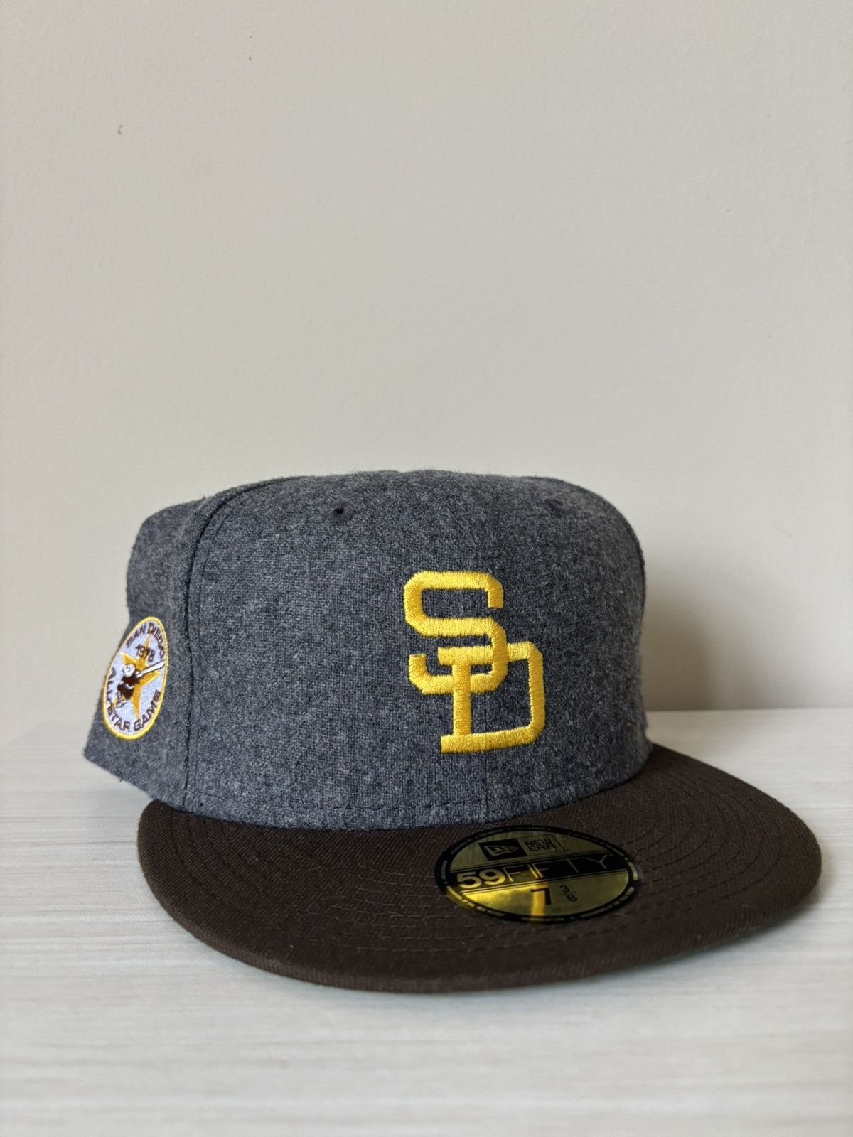 New Era San Diego Padres Size 7 3/8 Fitted Pro Image Sports Size ONE SIZE - 1 Thumbnail