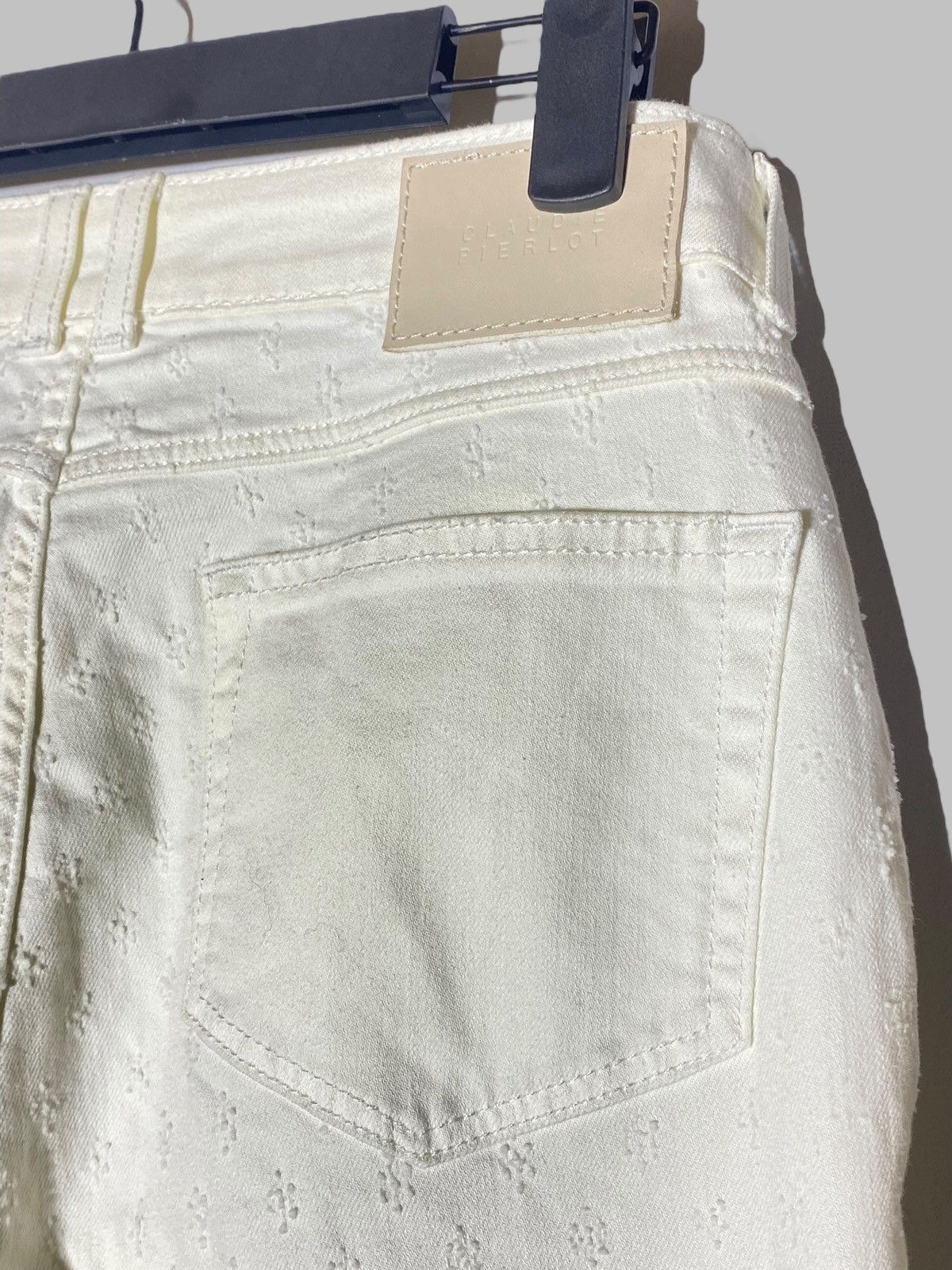 Other Claudie Pierlot White Women’s Jeans Pants Size 27" / US 4 / IT 40 - 4 Thumbnail