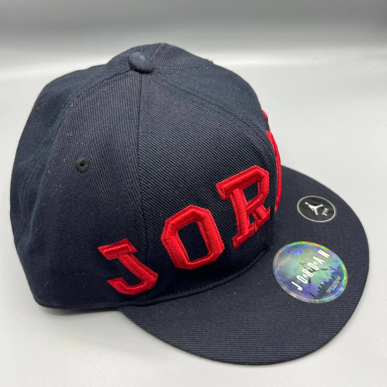Air Jordan Hat Men 7 3/8 Black Jumpman Fitted Cap