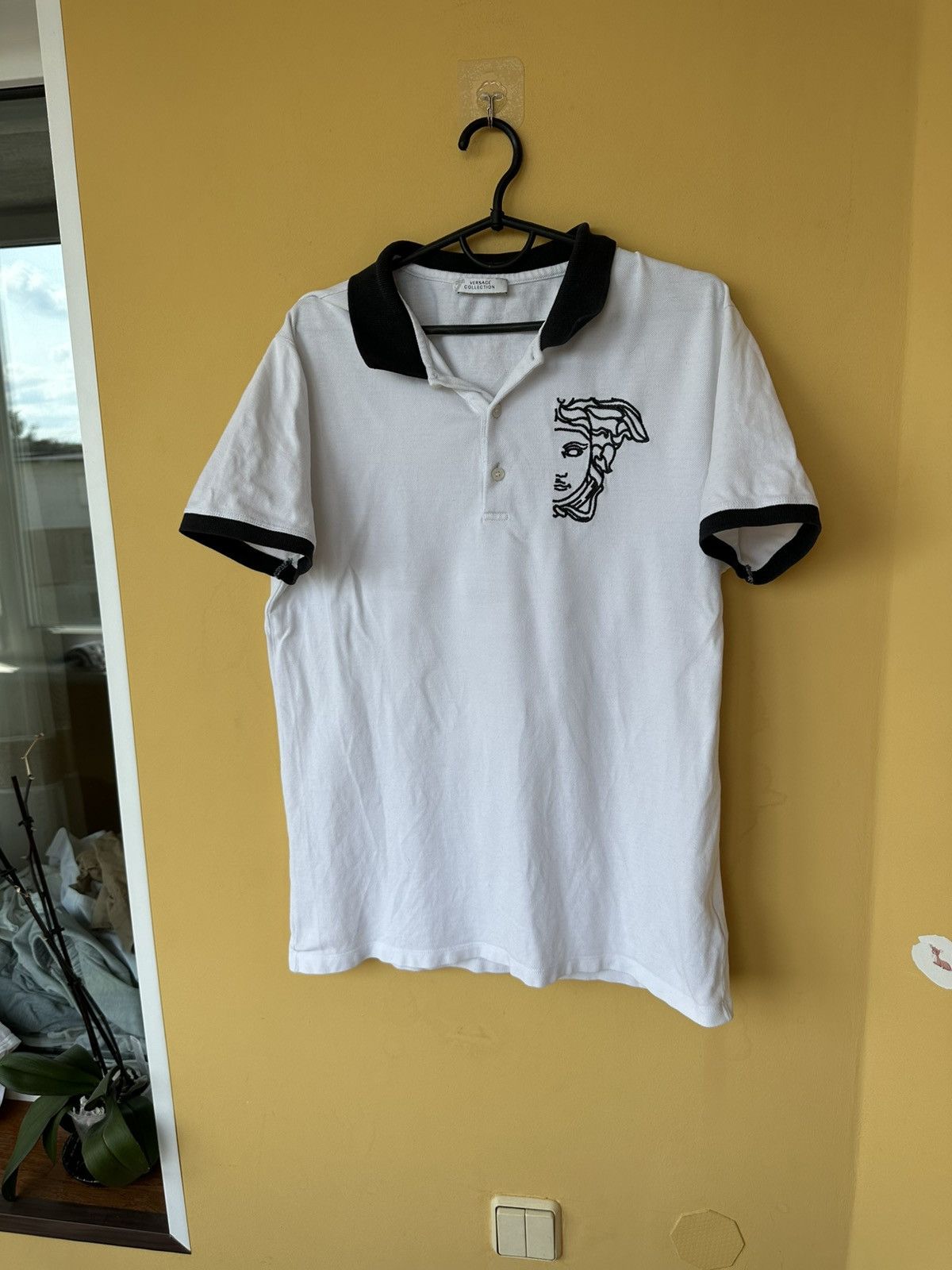 Versace Versace Collection Polo Mens Size L Big Logo MEDUSA White Size US L / EU 52-54 / 3 - 1 Thumbnail