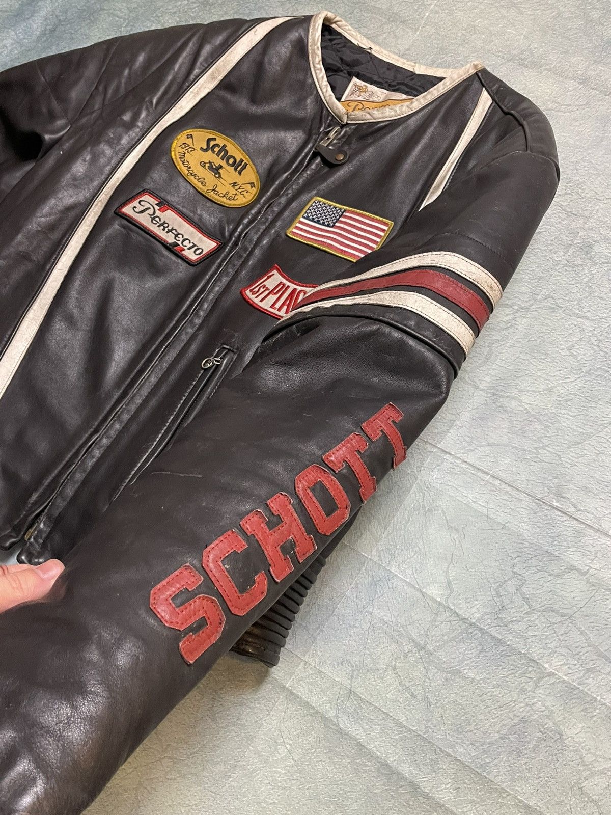 Schott Schott leather moto jacket Size US M / EU 48-50 / 2 - 13 Thumbnail