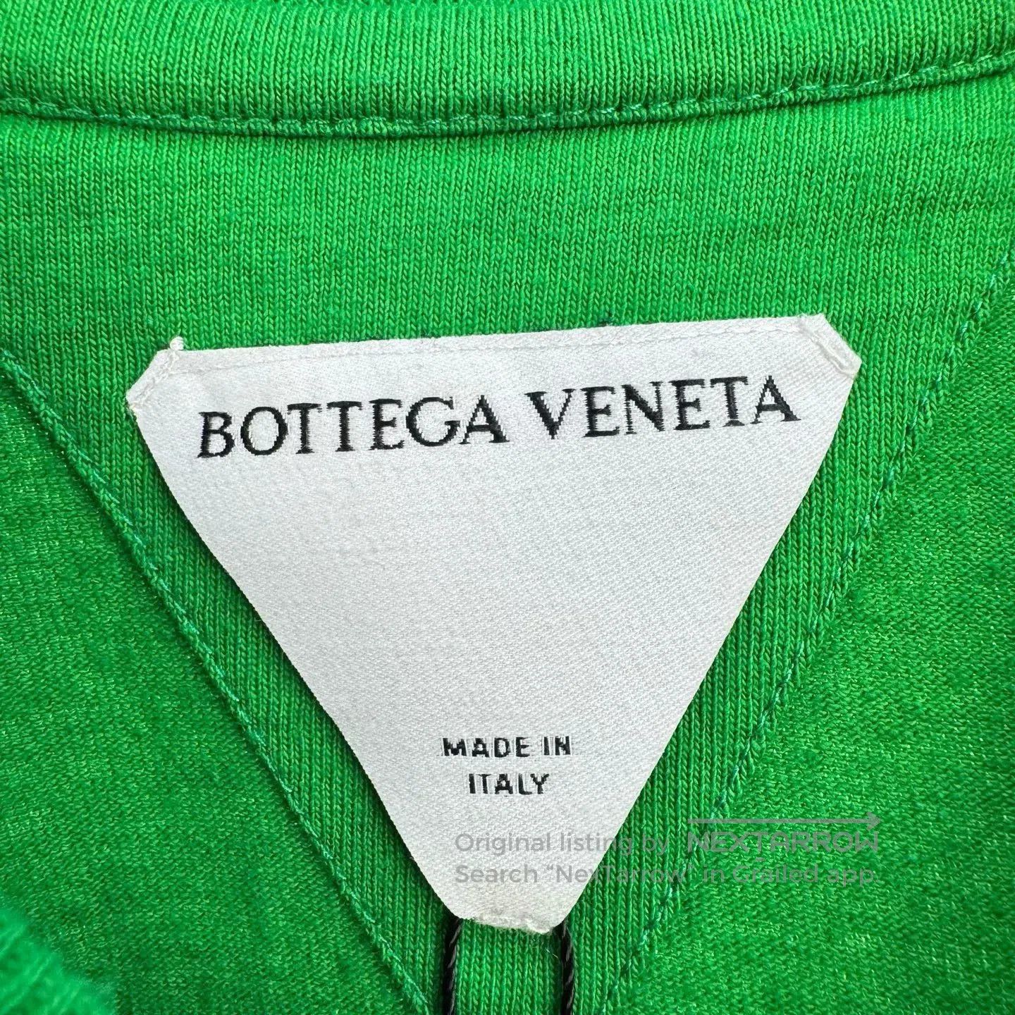 Bottega Veneta Bottega Veneta Embroidered Short Sleeve Green Tee. Size US S / EU 44-46 / 1 - 7 Thumbnail