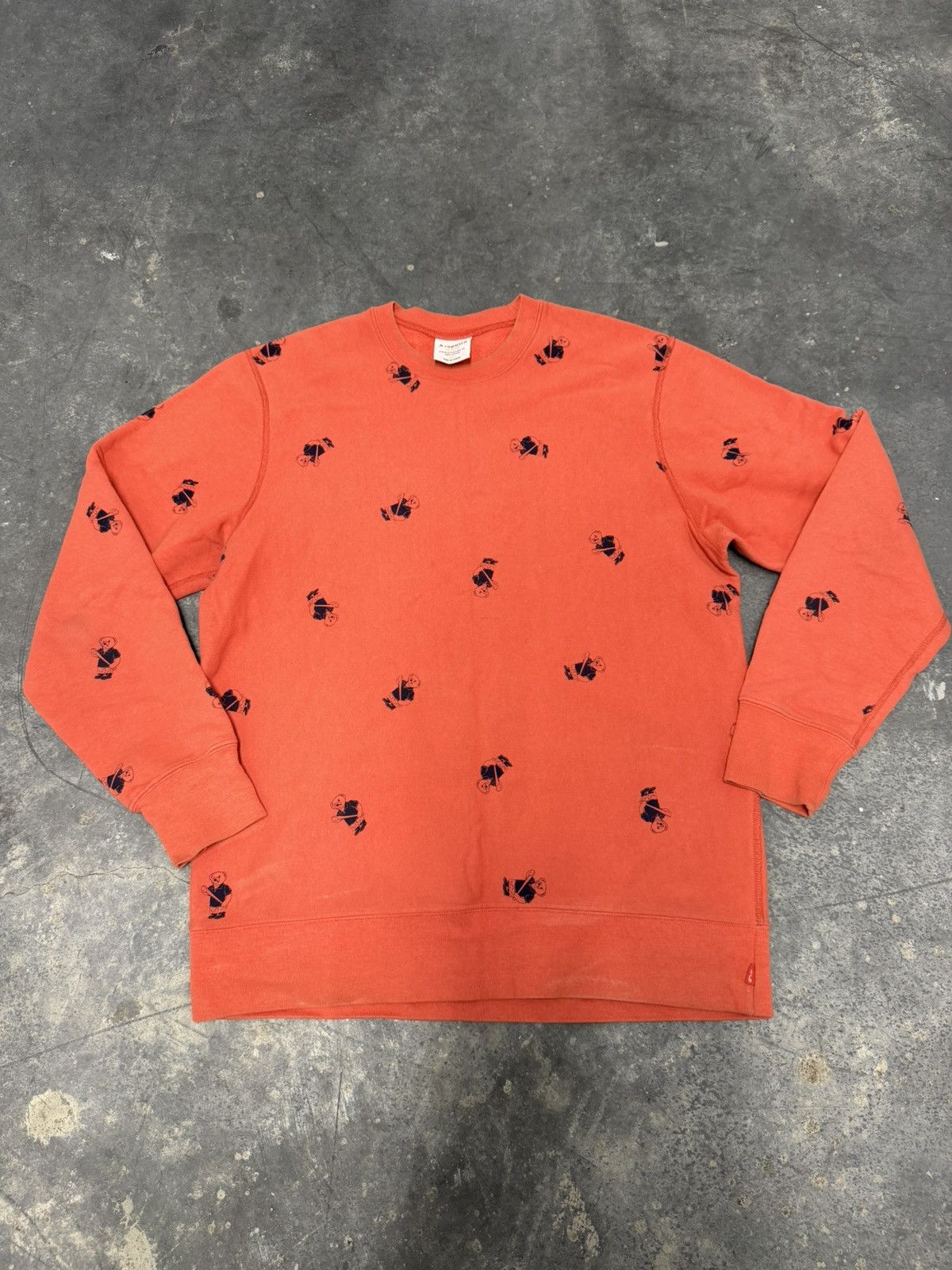 Acapulco Gold ACAPULCO GOLD Men's Sweatshirt w/ Allover Lo Life Bear Sz L Size US L / EU 52-54 / 3 - 1 Thumbnail
