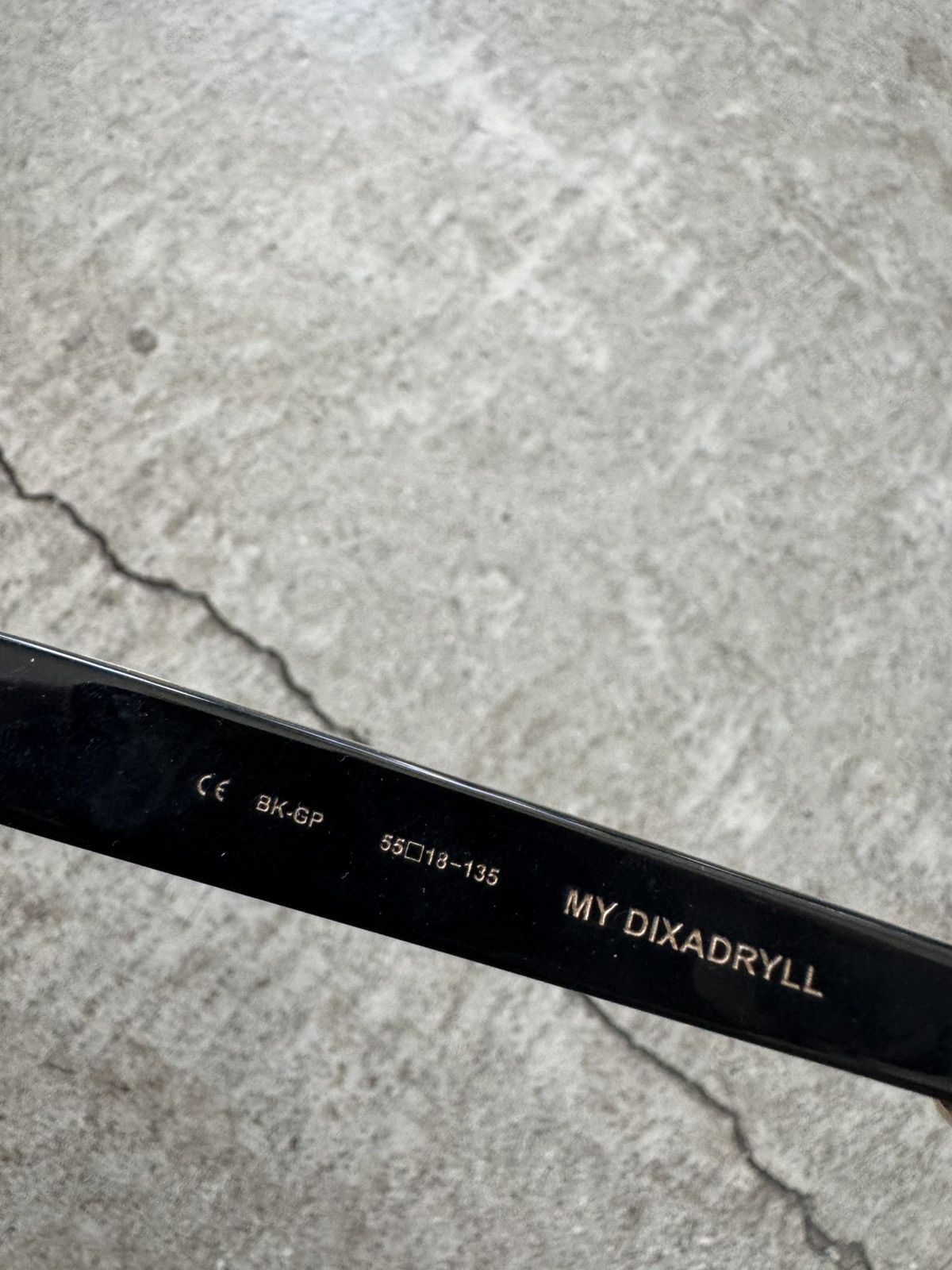 Chrome Hearts CHROME HEARTS MY DIXADRYLL GOLD SUNGLASSES Size ONE SIZE - 3 Thumbnail