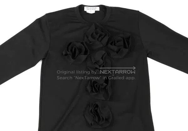 Comme des Garcons Comme Des Garcons Black vintage floral top Size S / US 4 / IT 40 - 4 Thumbnail