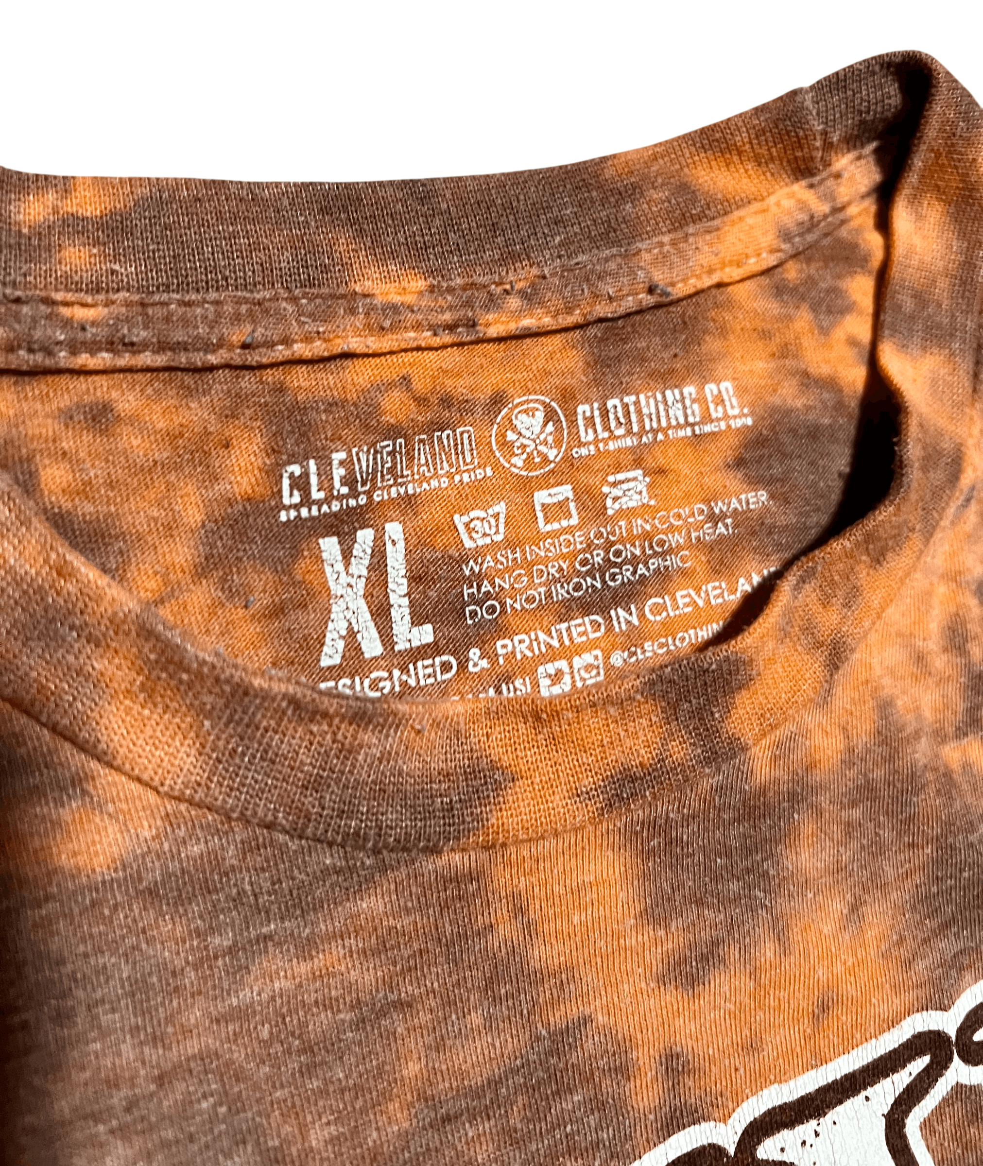 Other Cleveland Browns Football Tie Die Helmet Graphic T-Shirt Size US XL / EU 56 / 4 - 3 Thumbnail