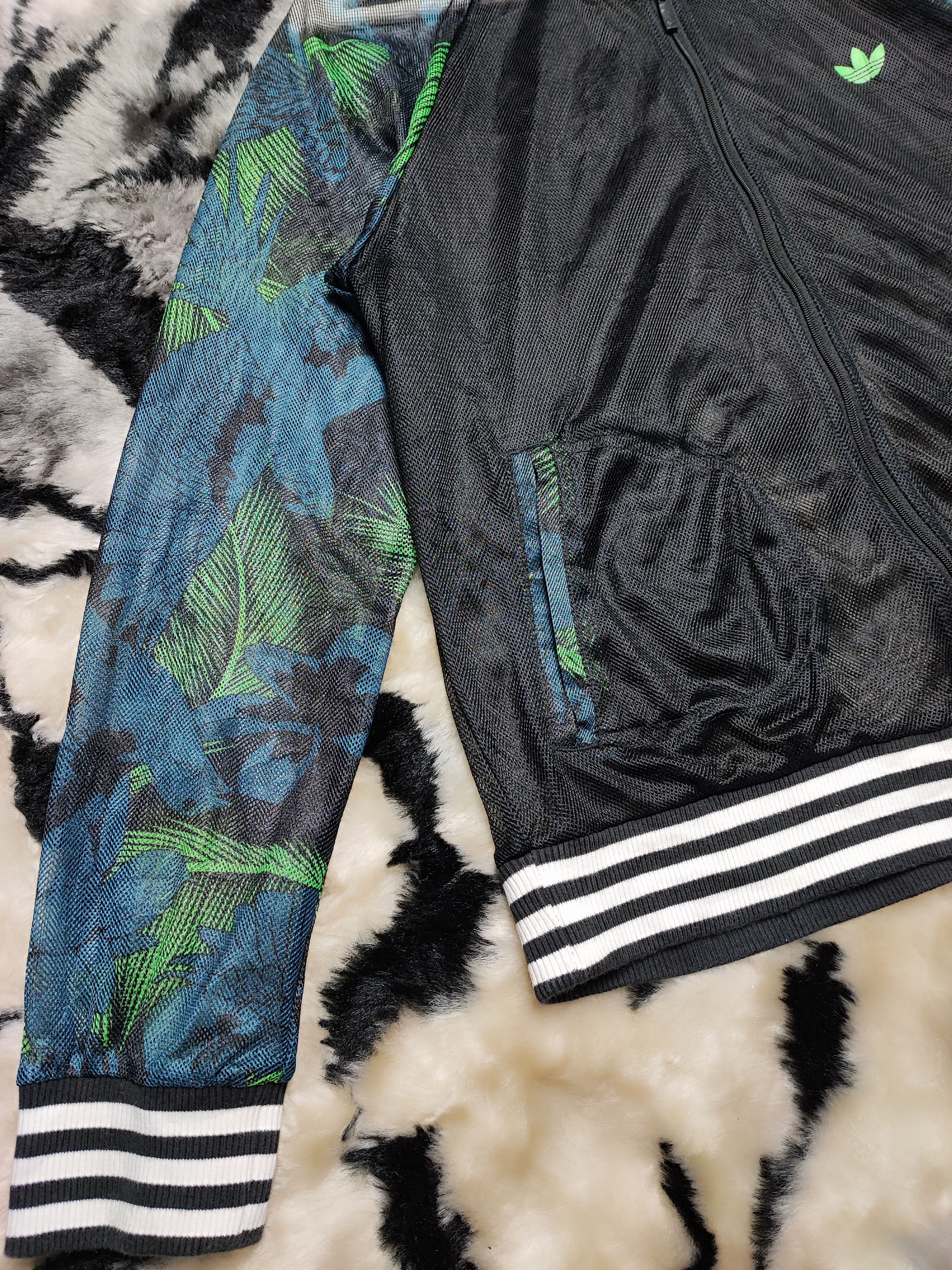Adidas × Japanese Brand Adidas Floral Transparent Varsity Size US S / EU 44-46 / 1 - 3 Thumbnail