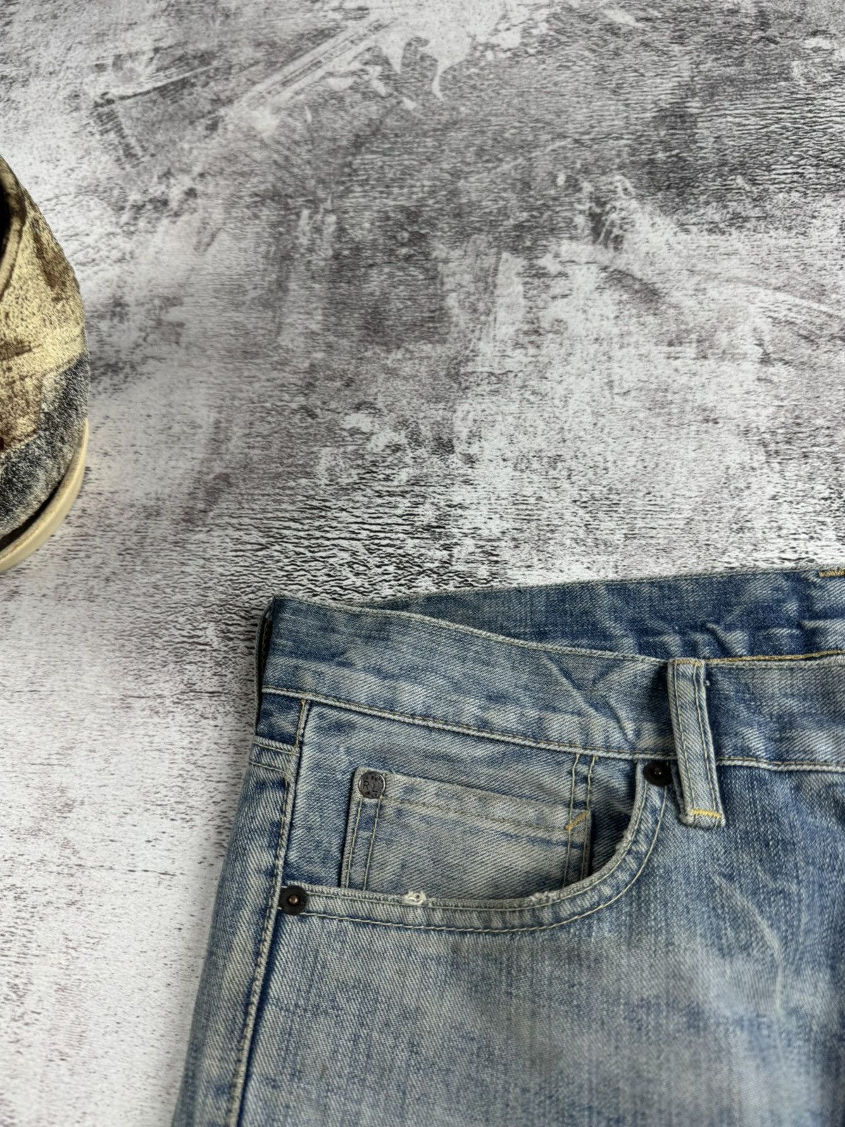 Denim & Supply Ralph Lauren Vintage Denim & Supply 32/34 Ralph Lauren Slim Distressed Jeans Pants Trousers Size US 32 / EU 48 - 10 Thumbnail