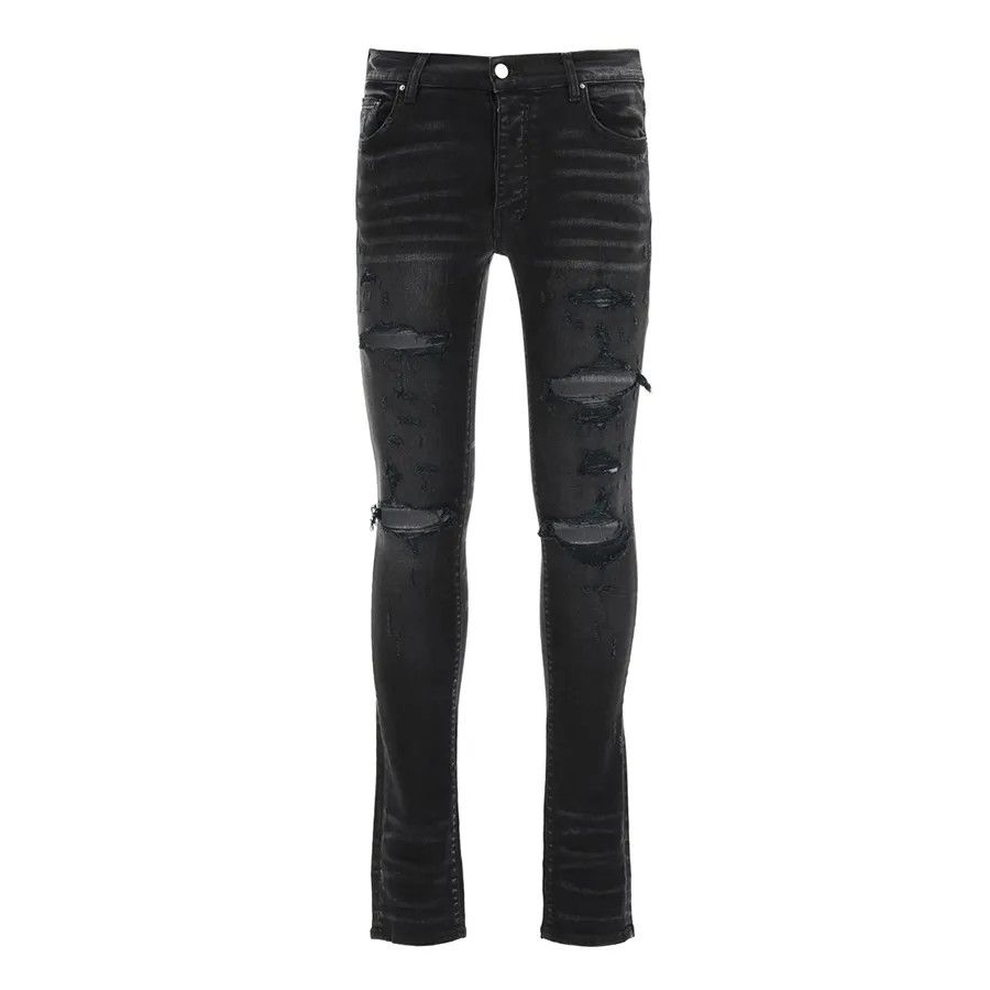 Amiri o1gr1nt0426 Thrasher Plus Jeans in Aged Black Size US 36 / EU 52 - 1 Thumbnail