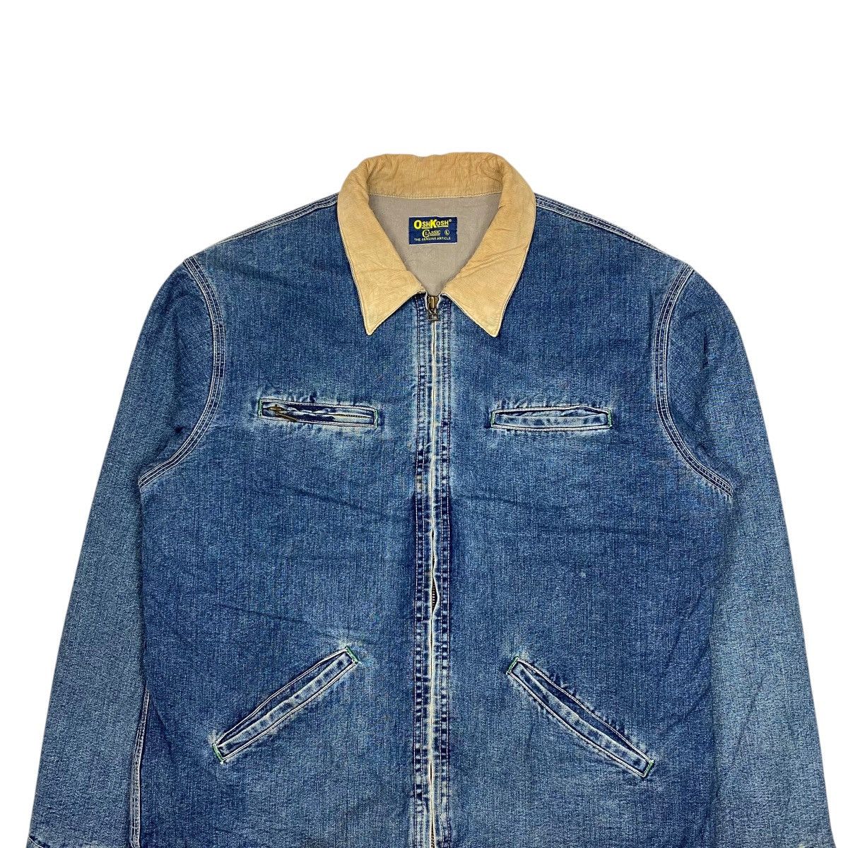 Mister Freedom × Oshkosh Vintage Oshkosh B’Gosh Denim Work Jacket Size US L / EU 52-54 / 3 - 5 Thumbnail