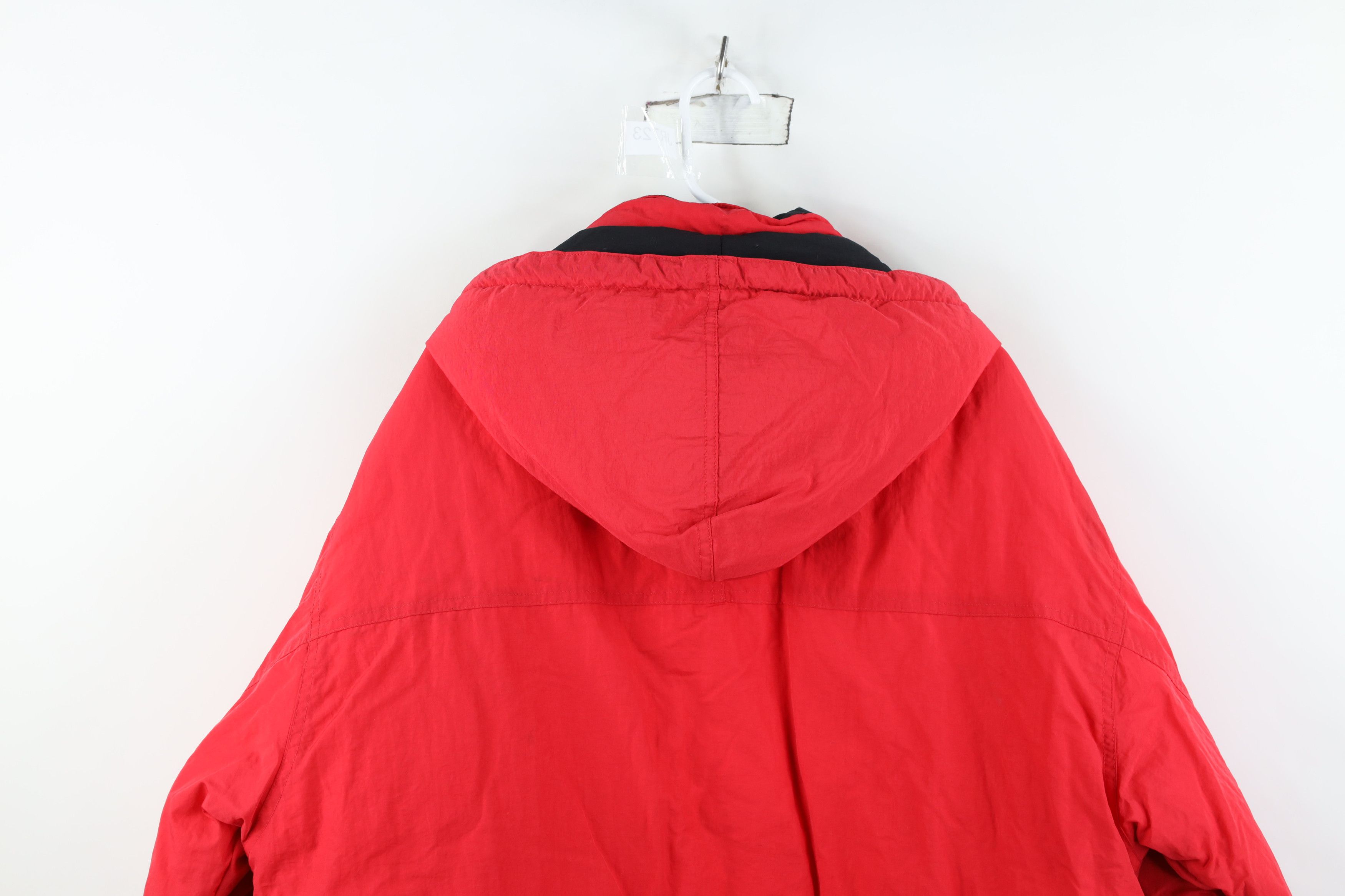 Marlboro Vintage 90s Marlboro Duck Down Fill Hooded Puffer Jacket Red Size US XL / EU 56 / 4 - 14 Thumbnail