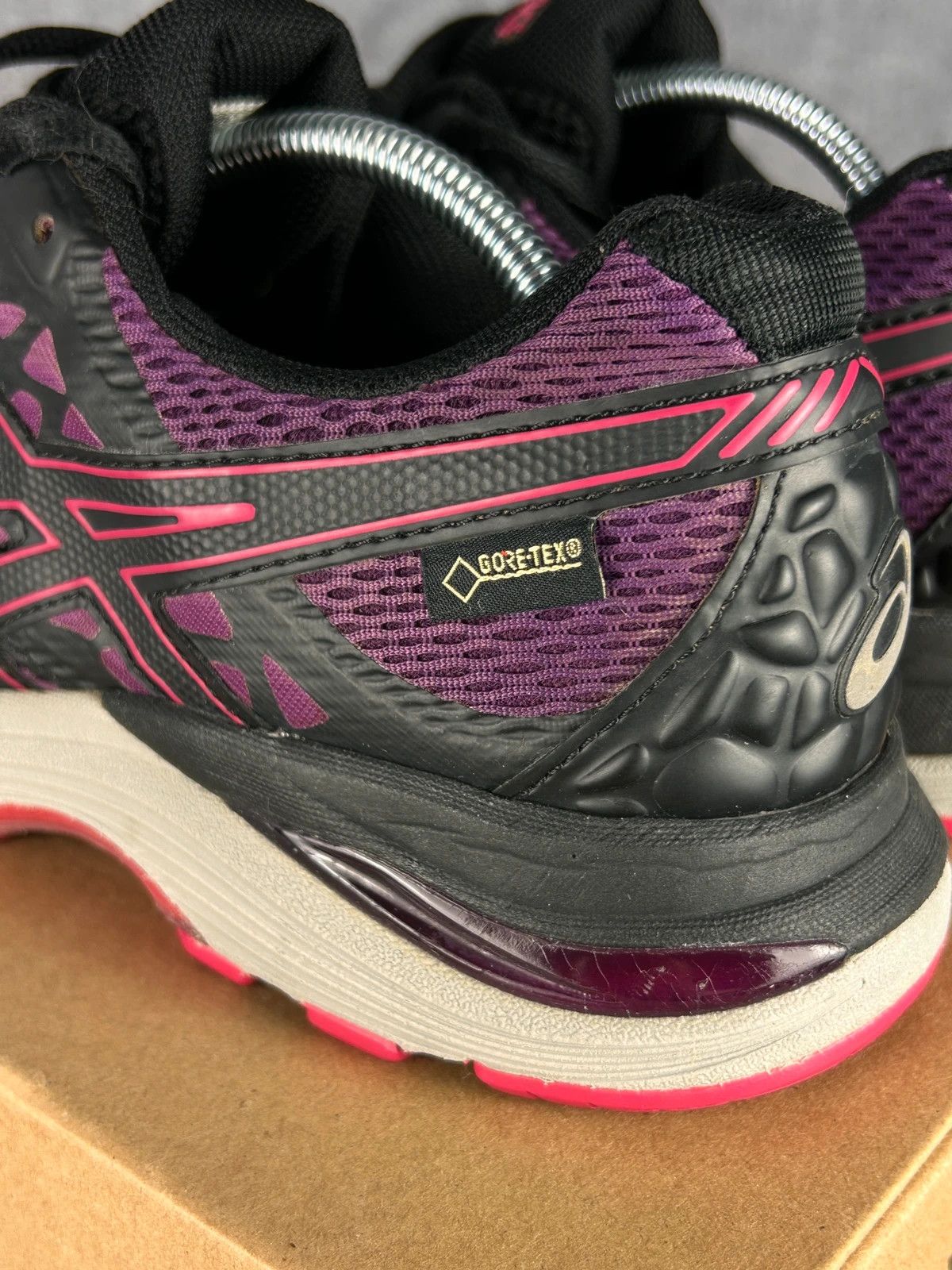 Asics Asics Gel-Pulse 9 G-TX purple black big logo Size US 10 / IT 40 - 3 Thumbnail
