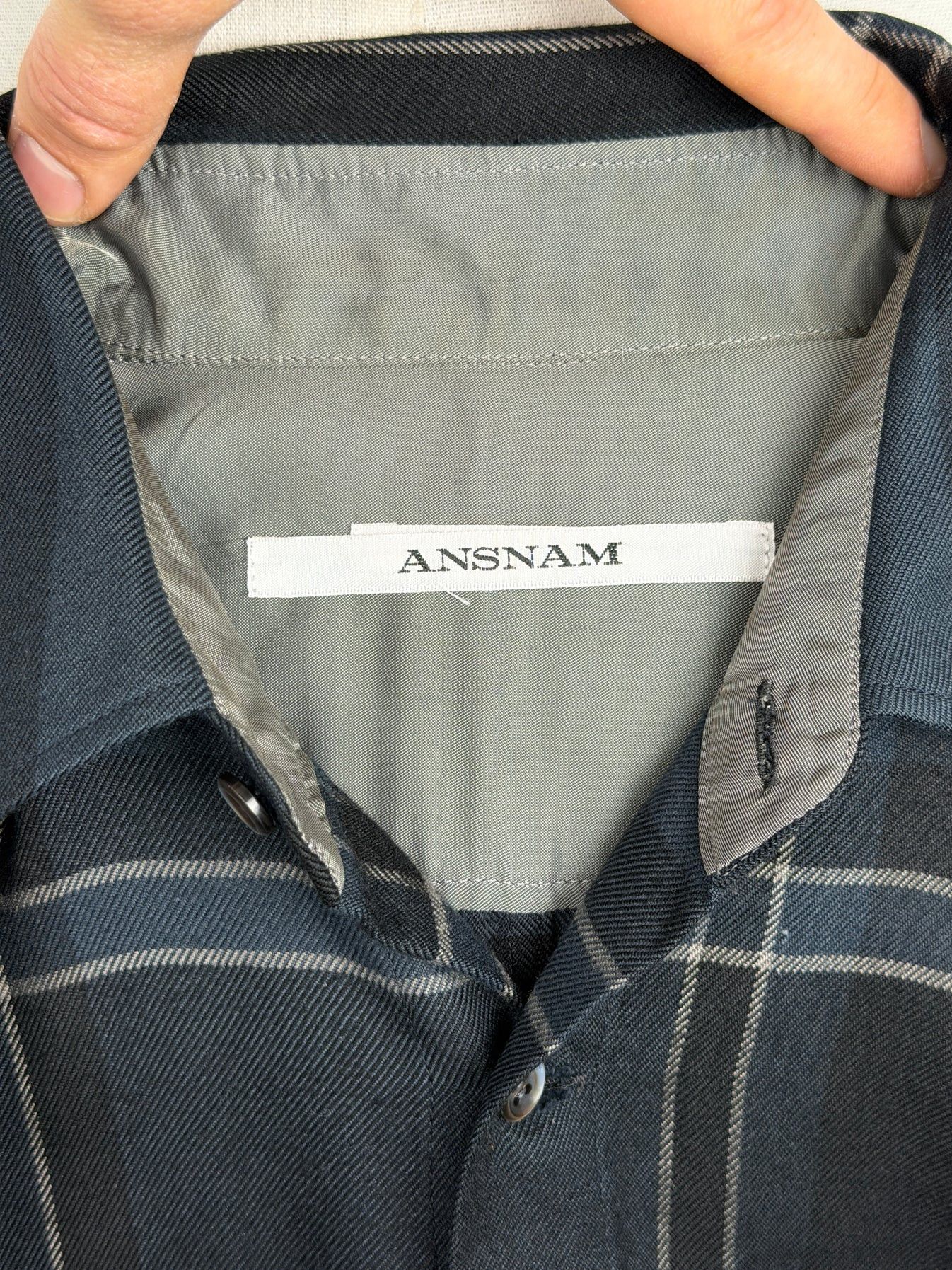 Other Ansnam Teleng Silk Check Work Shirt Size US M / EU 48-50 / 2 - 11 Thumbnail