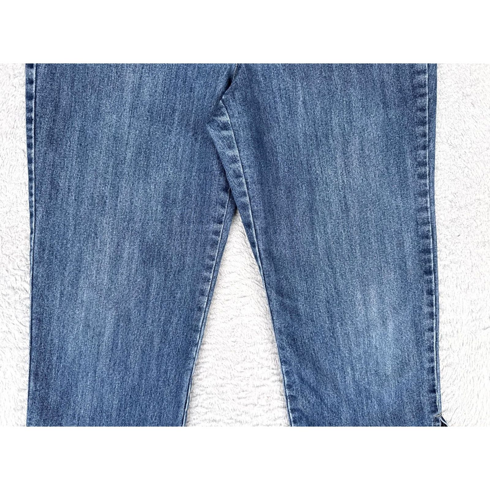 Gloria Vanderbilt VINTAGE Gloria Vanderbilt Capri Jeans Womens 6 Blue Wash Mid Rise Stretch Denim 29x20 Size 28" / US 6 / IT 42 - 3 Thumbnail