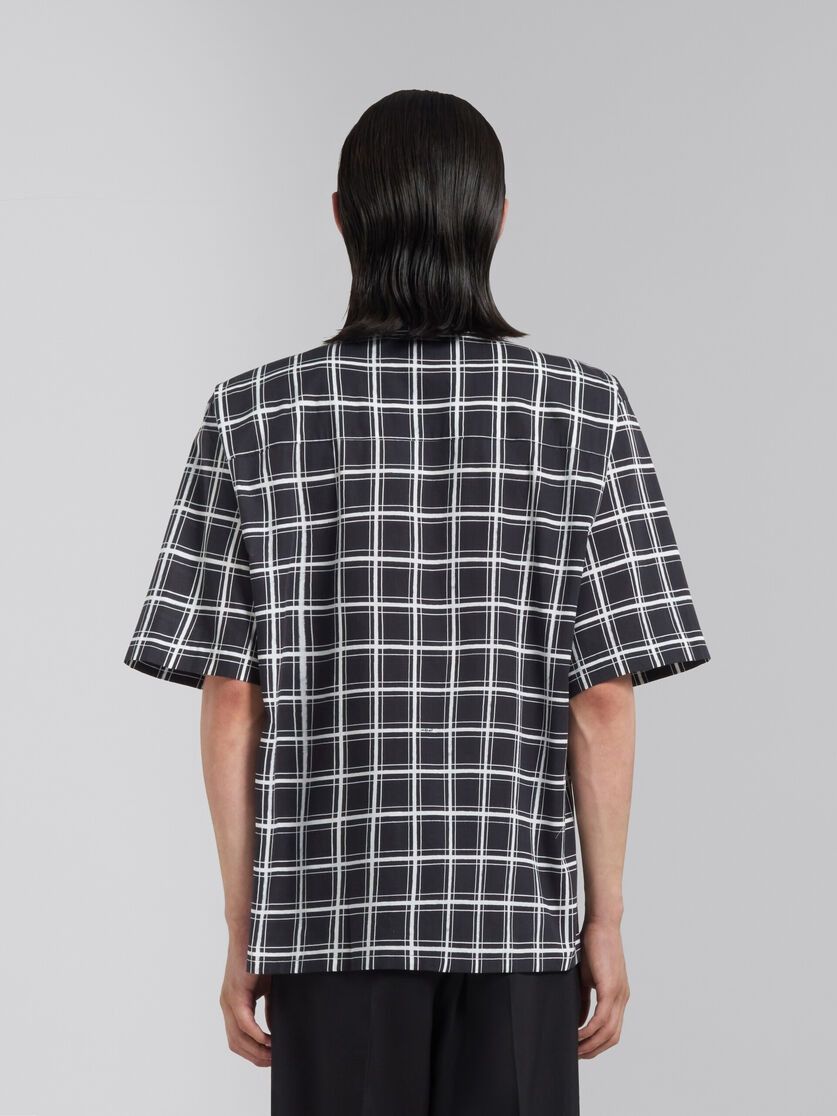 Marni o1w1db10125 Checked Poplin Bowling Shirt in Black Size US M / EU 48-50 / 2 - 4 Thumbnail