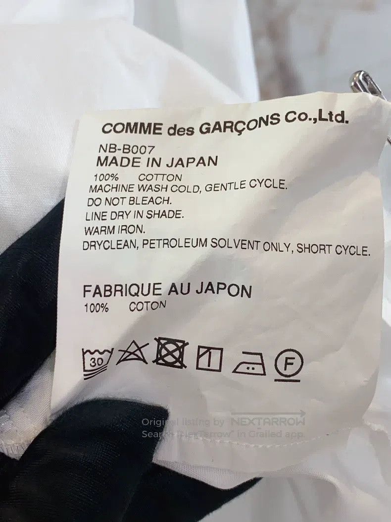 Comme des Garcons Comme Des Garcons White Peter Pan collar shirt Size M / US 6-8 / IT 42-44 - 9 Thumbnail