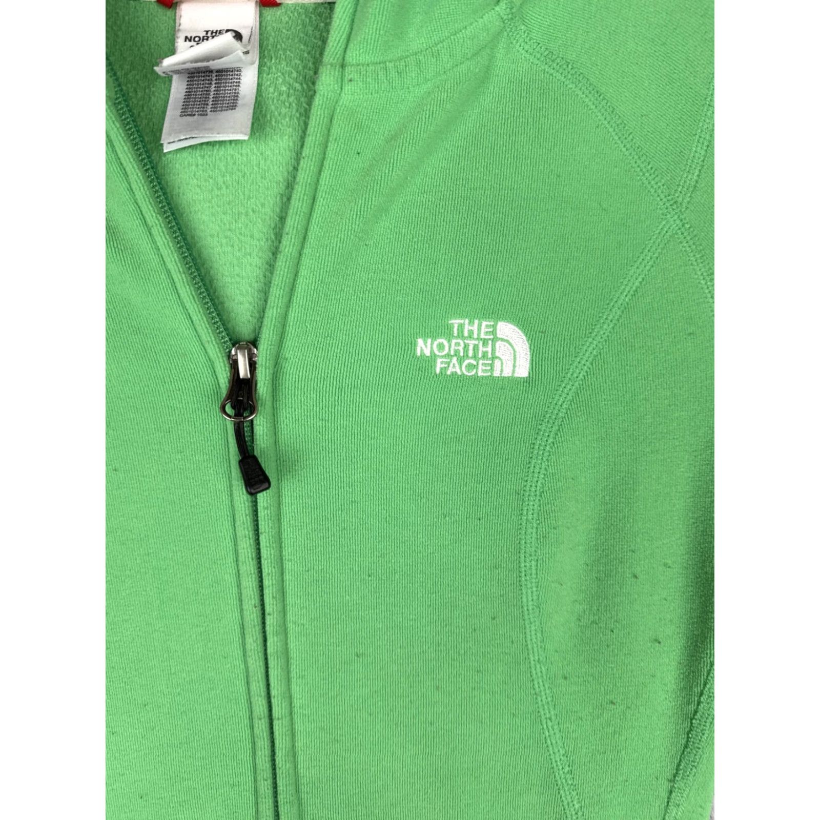 The North Face The North Face Hoodie Womens S Green Full Zip Slim Fit Pockets Jersey Jacket Size S / US 4 / IT 40 - 6 Thumbnail
