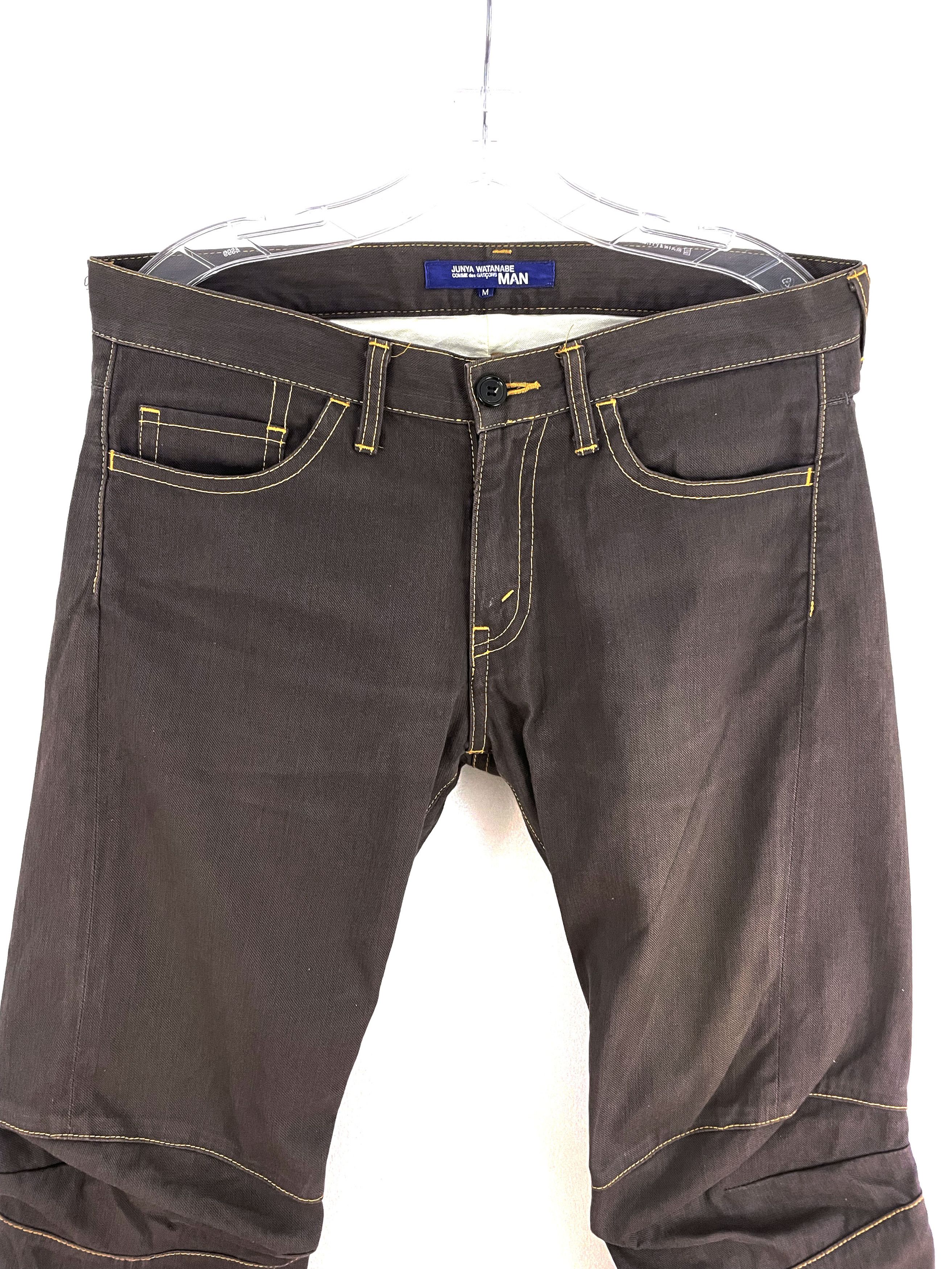 Junya Watanabe 2004 Contrast Stitch Biker Pants Size US 34 / EU 50 - 4 Thumbnail