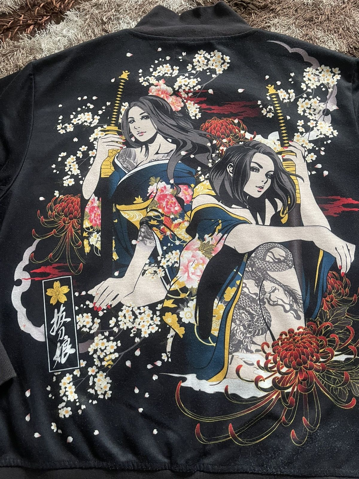 Japanese Brand VINTAGE SUKAJAN SWEATERS FULL PRINT VERY RARE Size US L / EU 52-54 / 3 - 2 Thumbnail