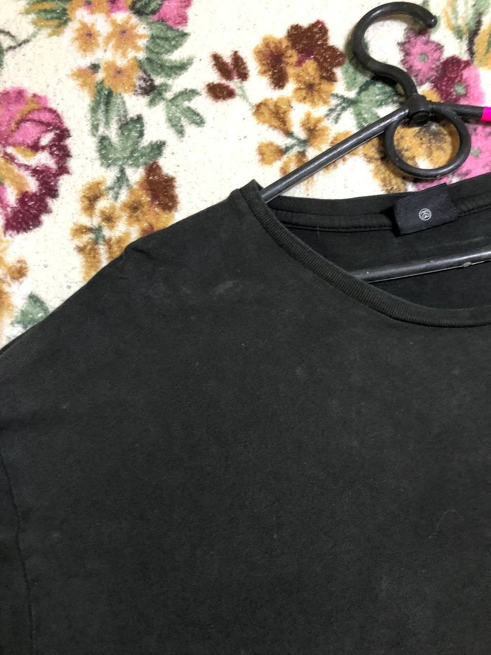 Stussy T-Shirt black Streetwear Y2K Stussy Vintage big print Size US L / EU 52-54 / 3 - 9 Thumbnail