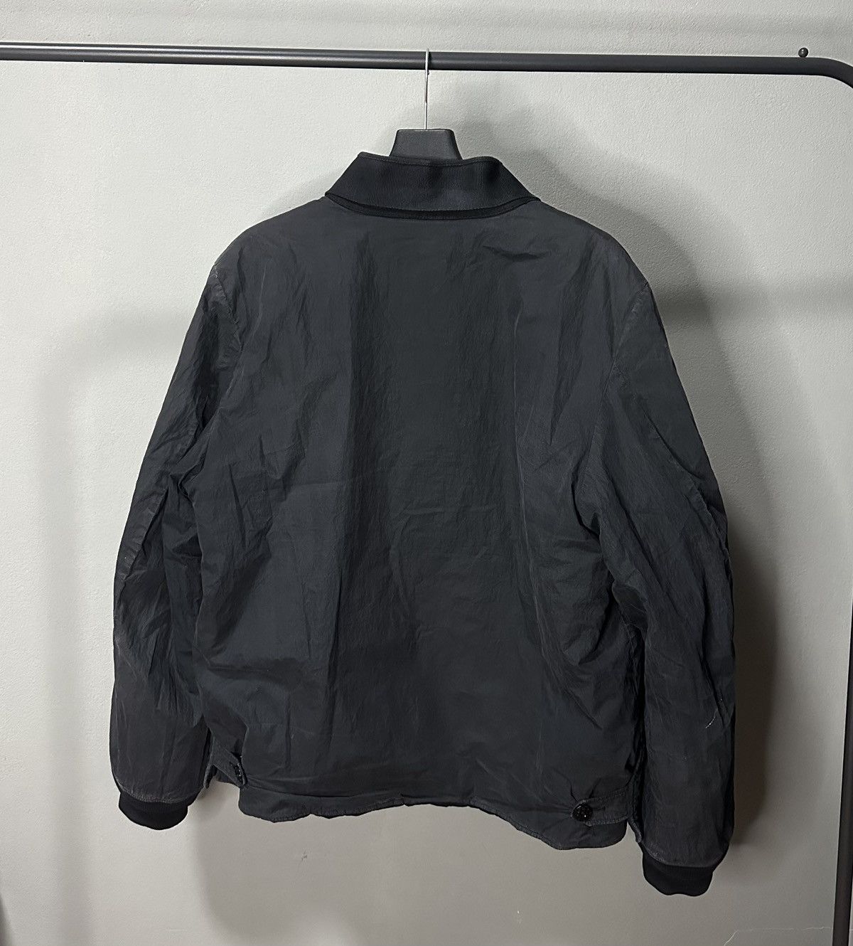 Stone Island Stone Island Tech Suede Quilted Aviator Jacket 2002 Size US L / EU 52-54 / 3 - 6 Thumbnail