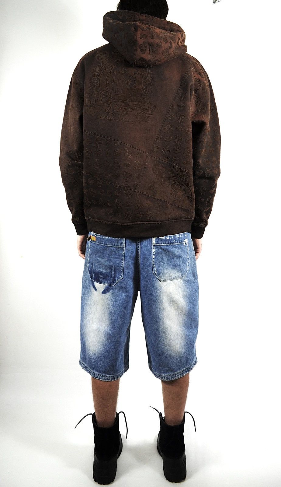 Southpole Y2K Southpole Dollar Corduroy Monogram HipHop Hoodie Size US L / EU 52-54 / 3 - 6 Thumbnail