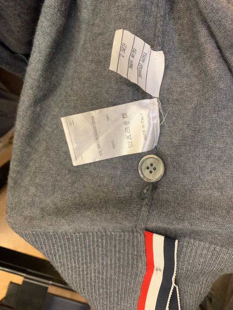 Thom Browne Thom browne Classic gray cardigan jacket 2503-Nextarrow Size US M / EU 48-50 / 2 - 3 Thumbnail